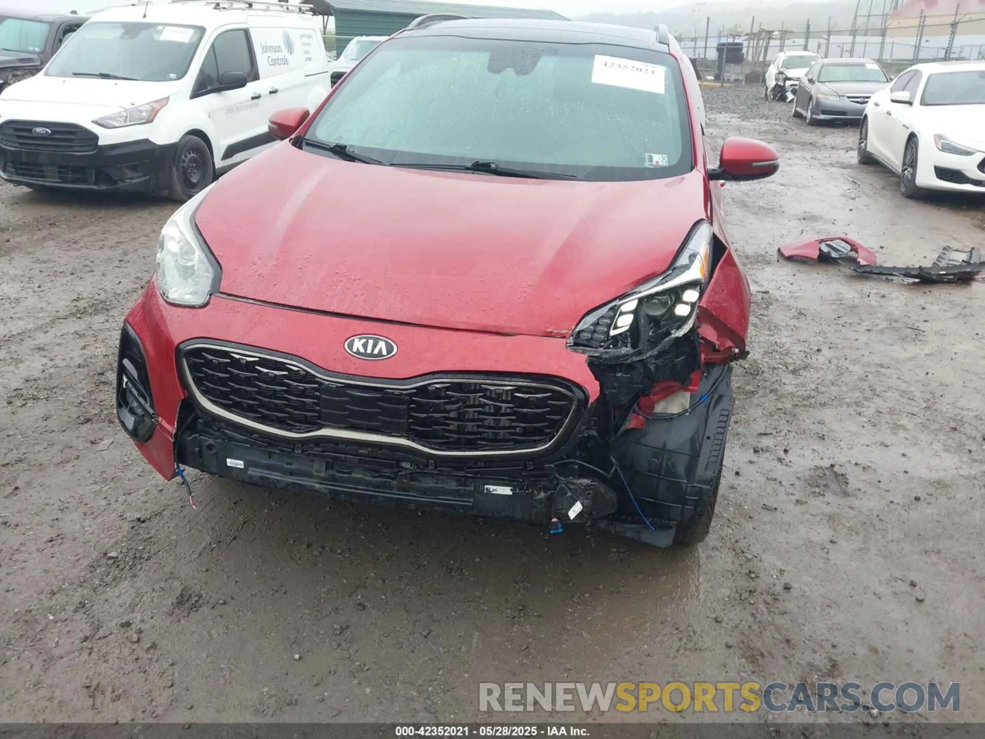 6 Photograph of a damaged car KNDPRCA65M7848221 KIA SPORTAGE 2021
