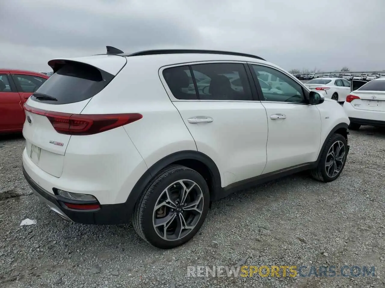3 Photograph of a damaged car KNDPRCA65M7927999 KIA SPORTAGE 2021