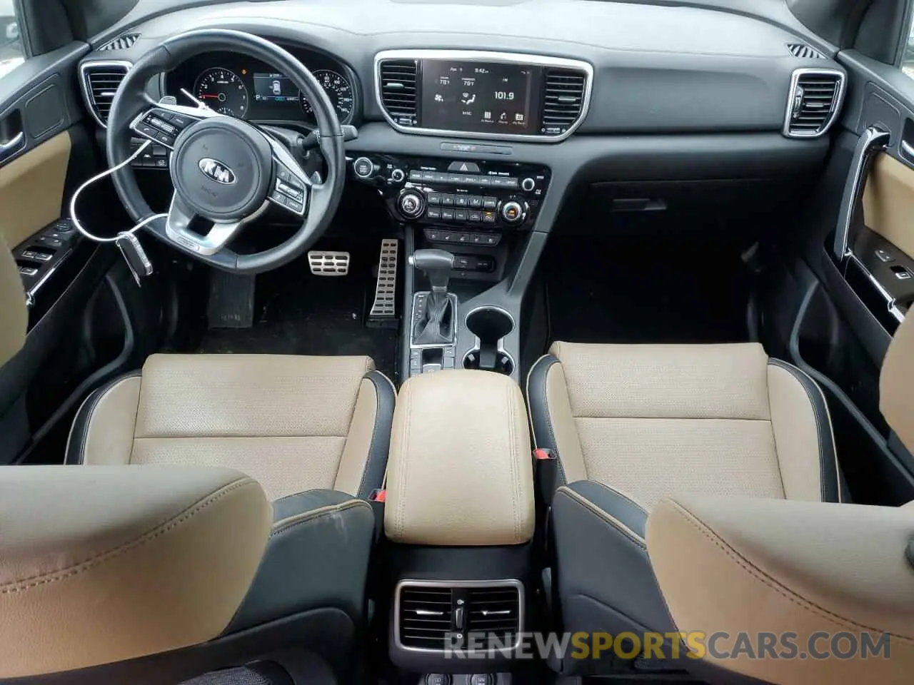 8 Photograph of a damaged car KNDPRCA65M7927999 KIA SPORTAGE 2021