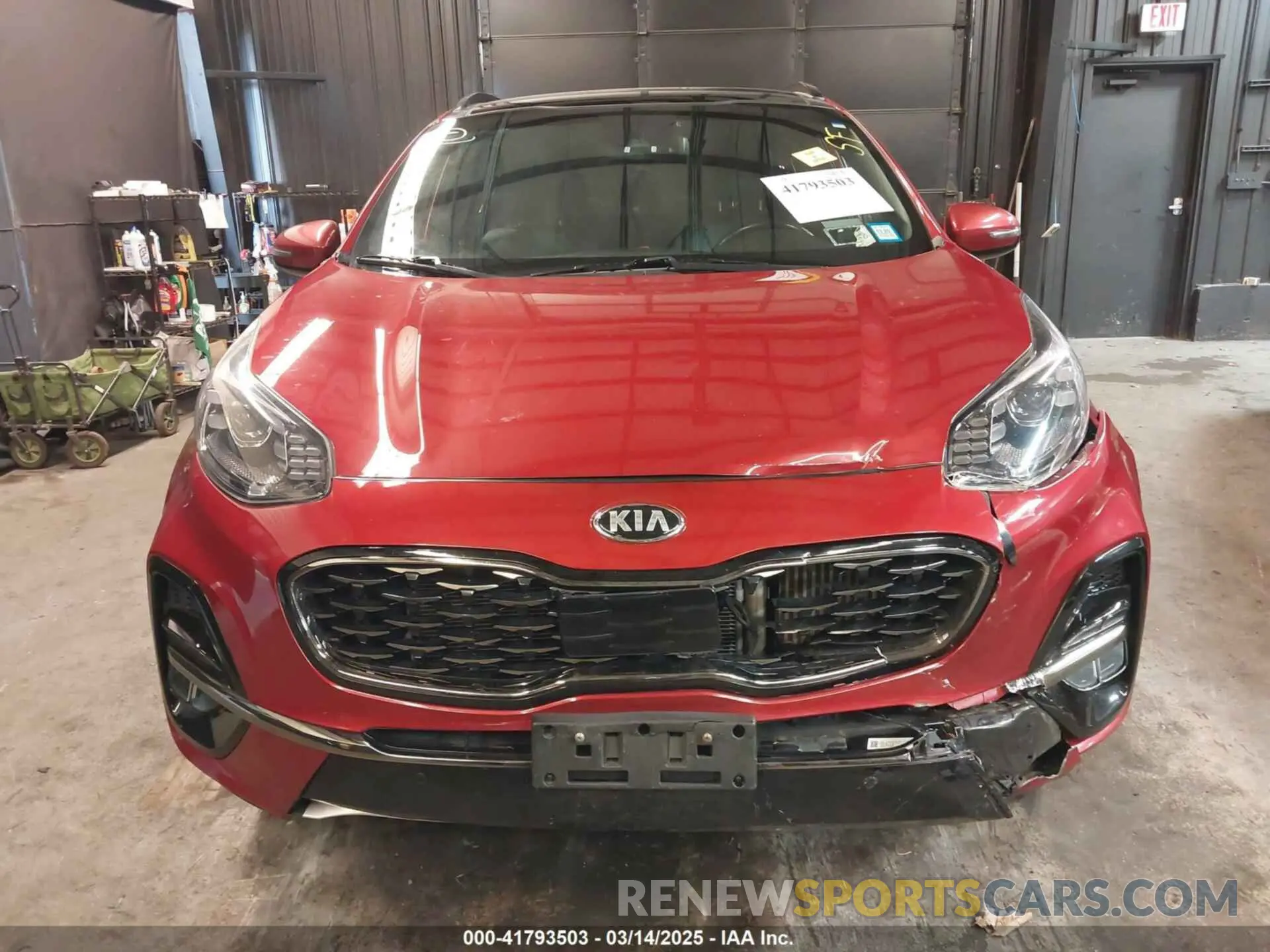 12 Photograph of a damaged car KNDPRCA68M7849184 KIA SPORTAGE 2021
