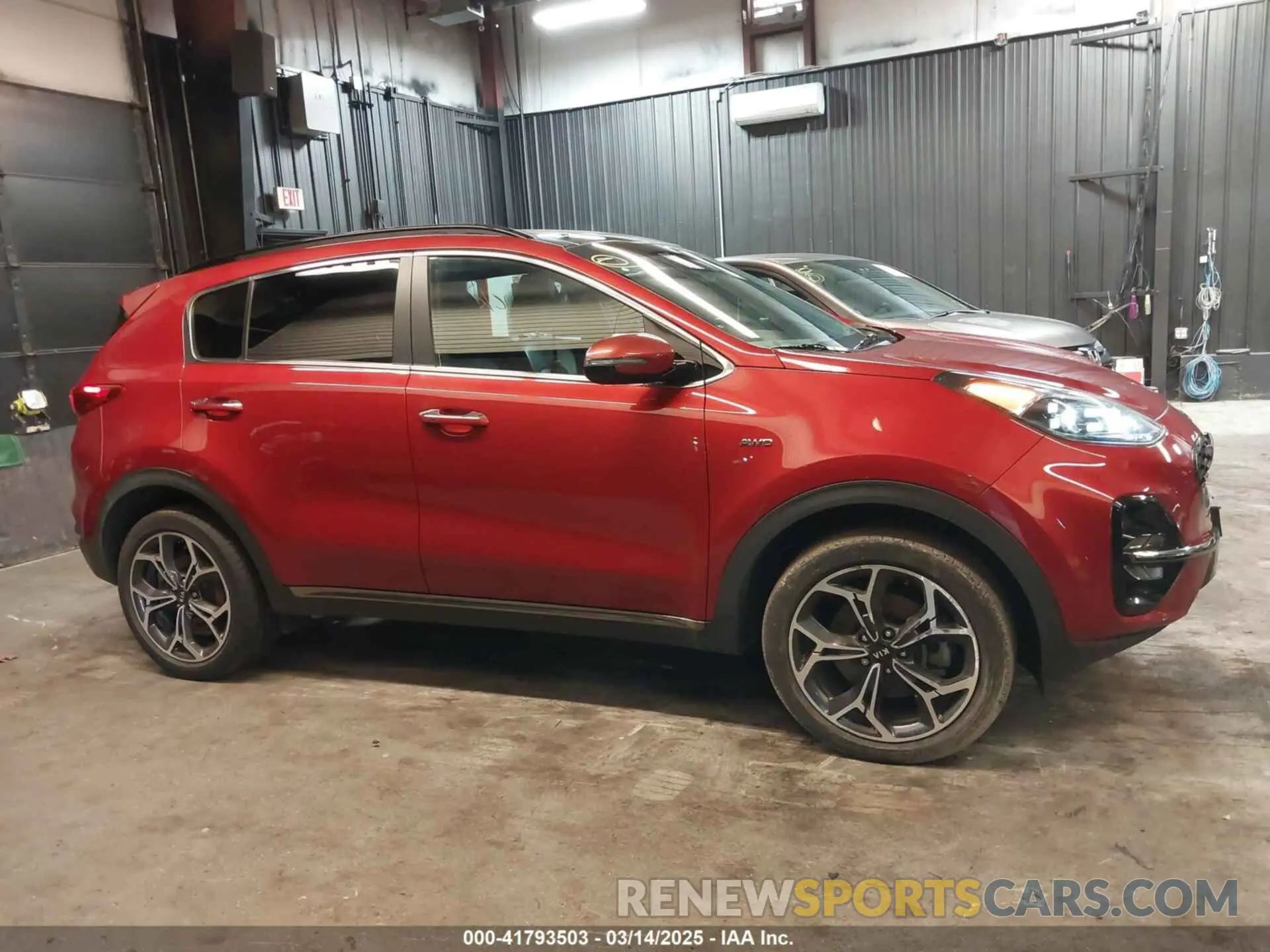 13 Photograph of a damaged car KNDPRCA68M7849184 KIA SPORTAGE 2021