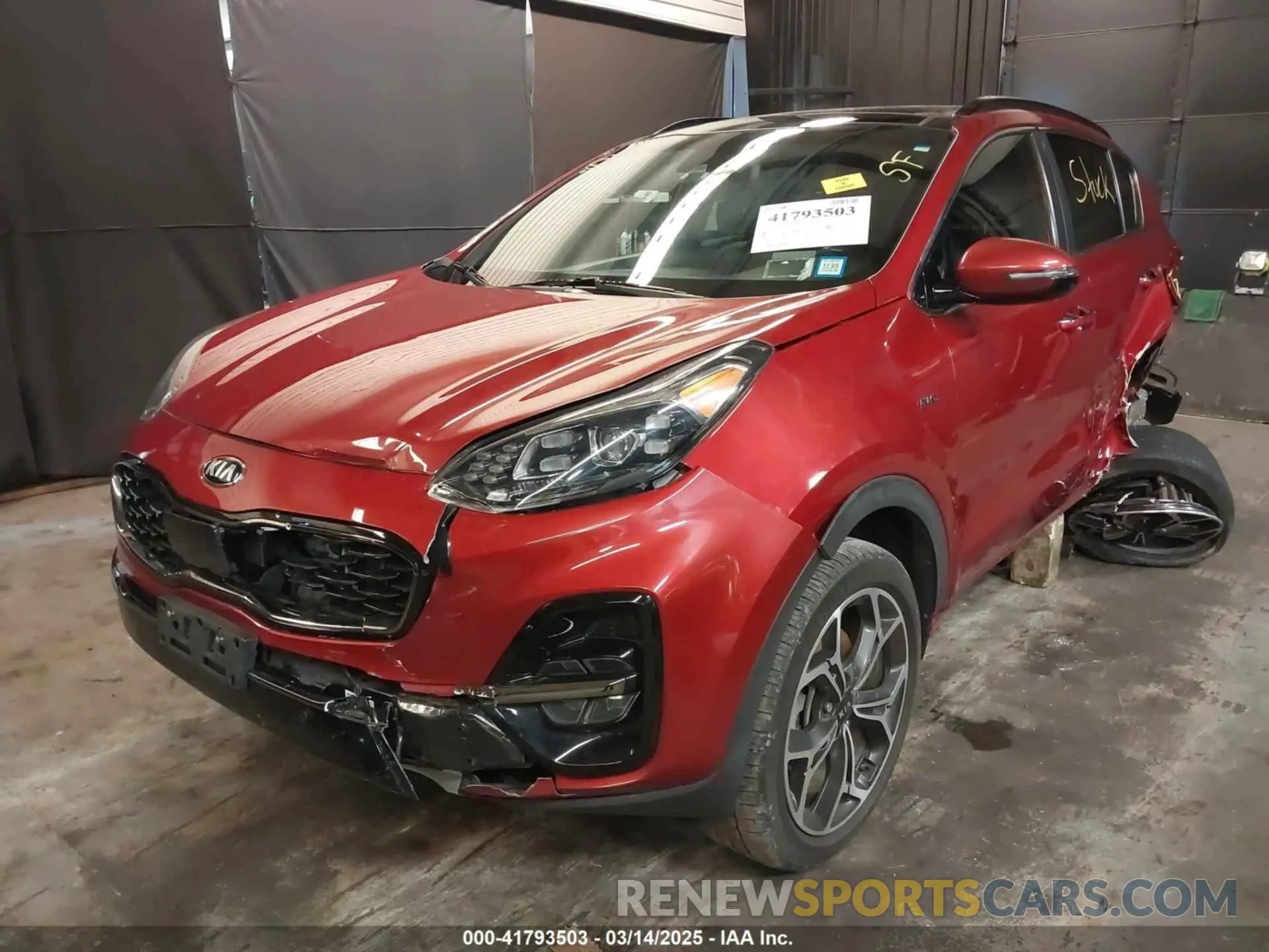 2 Photograph of a damaged car KNDPRCA68M7849184 KIA SPORTAGE 2021
