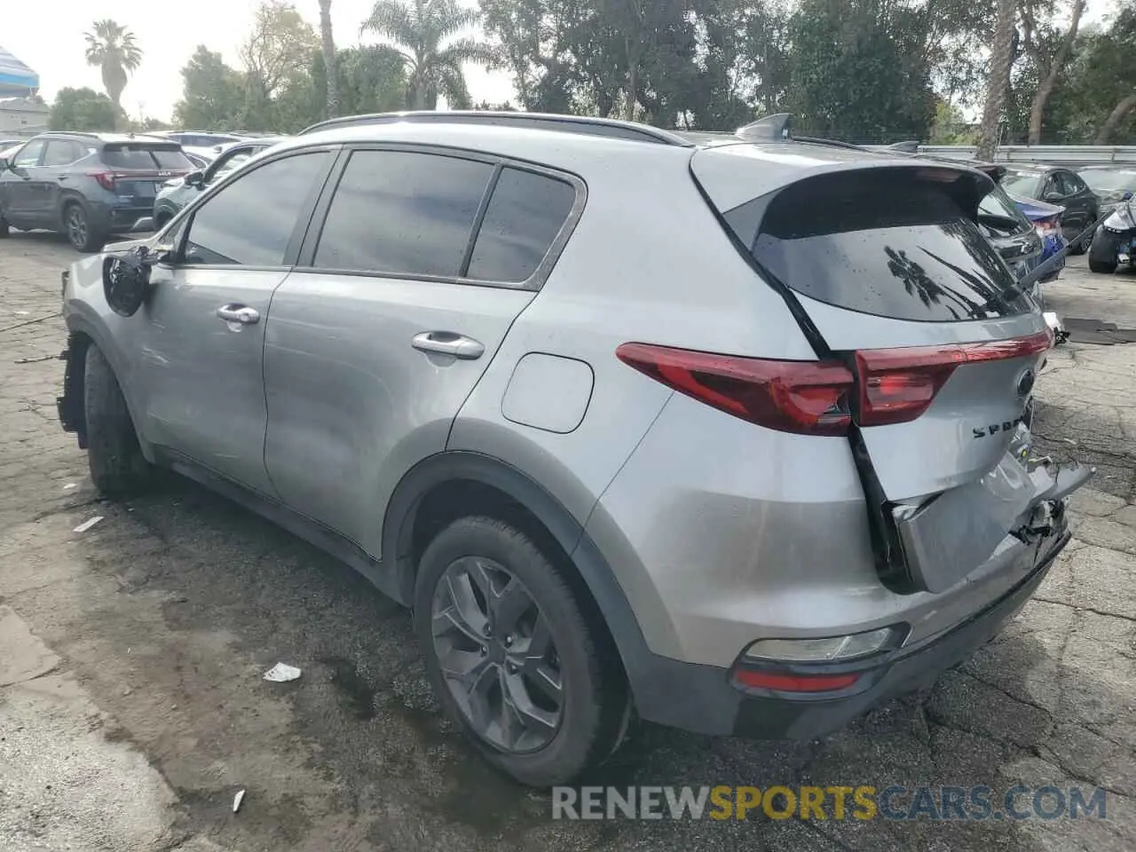 2 Photograph of a damaged car KNDP63AC1N7955542 KIA SPORTAGE 2022