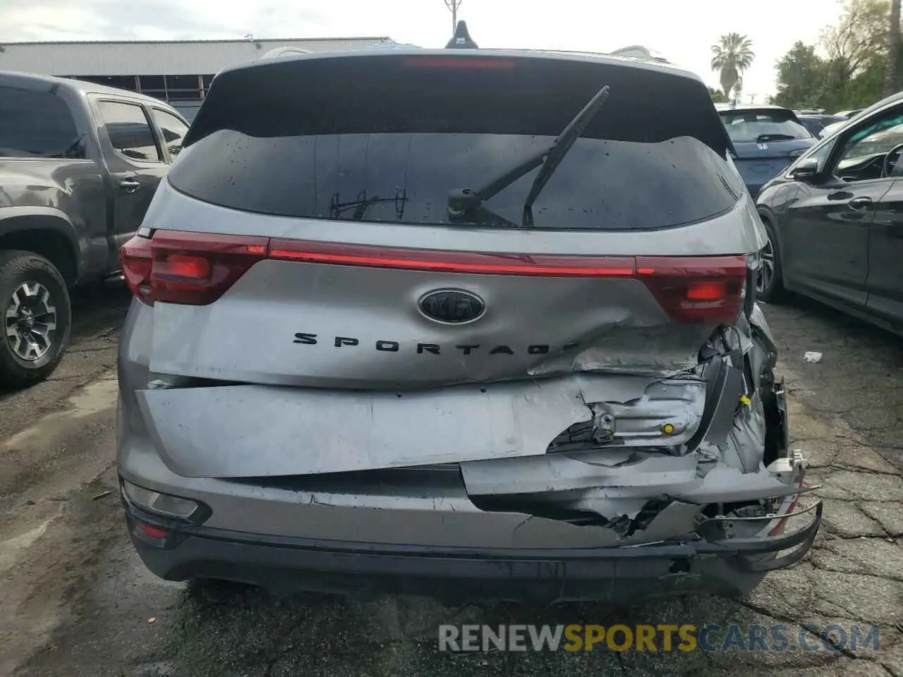 6 Photograph of a damaged car KNDP63AC1N7955542 KIA SPORTAGE 2022