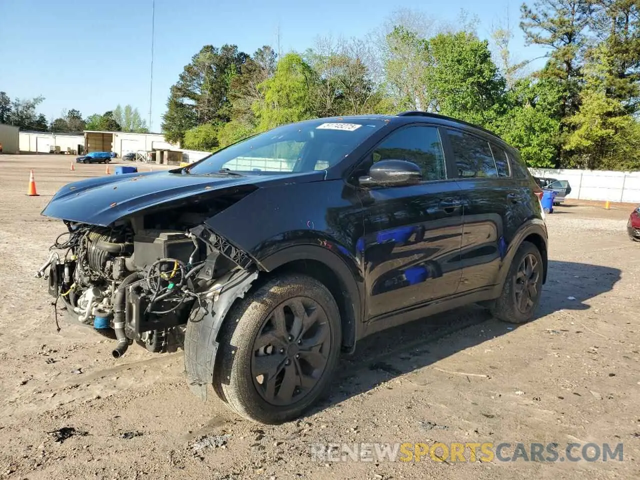 1 Photograph of a damaged car KNDP63AC1N7987438 KIA SPORTAGE 2022
