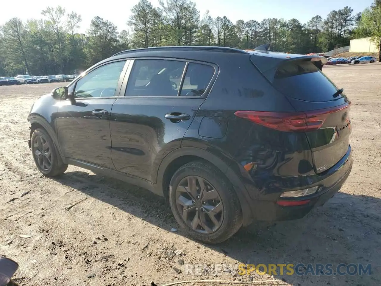 2 Photograph of a damaged car KNDP63AC1N7987438 KIA SPORTAGE 2022