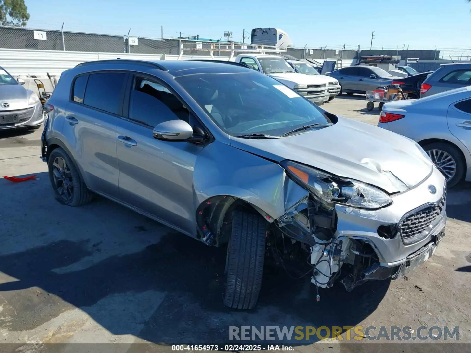 1 Photograph of a damaged car KNDP63AC4N7997333 KIA SPORTAGE 2022
