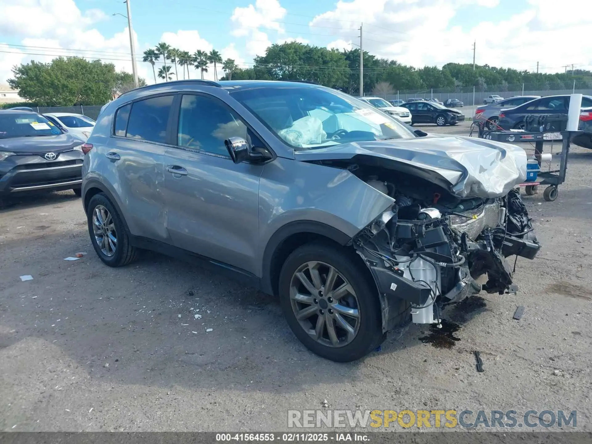 1 Photograph of a damaged car KNDP63AC7N7984723 KIA SPORTAGE 2022