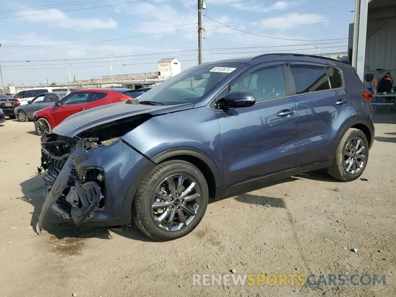 1 Photograph of a damaged car KNDP63AC8N7028151 KIA SPORTAGE 2022