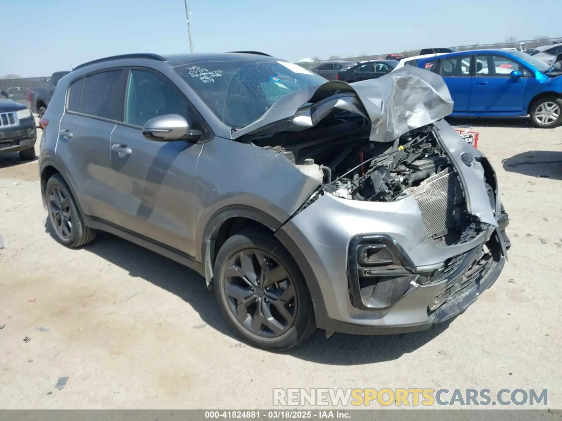 1 Photograph of a damaged car KNDP63ACXN7960139 KIA SPORTAGE 2022