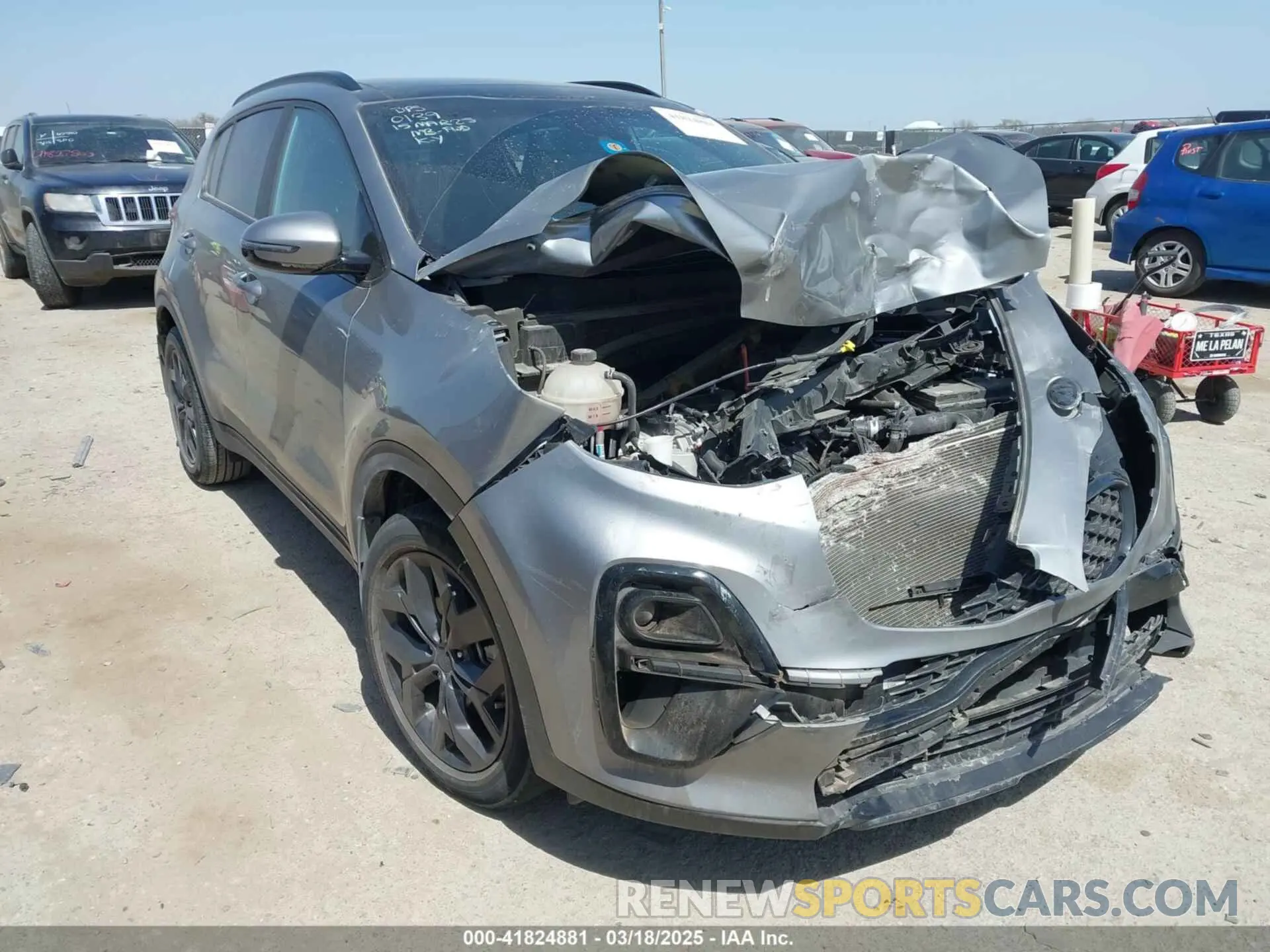 6 Photograph of a damaged car KNDP63ACXN7960139 KIA SPORTAGE 2022