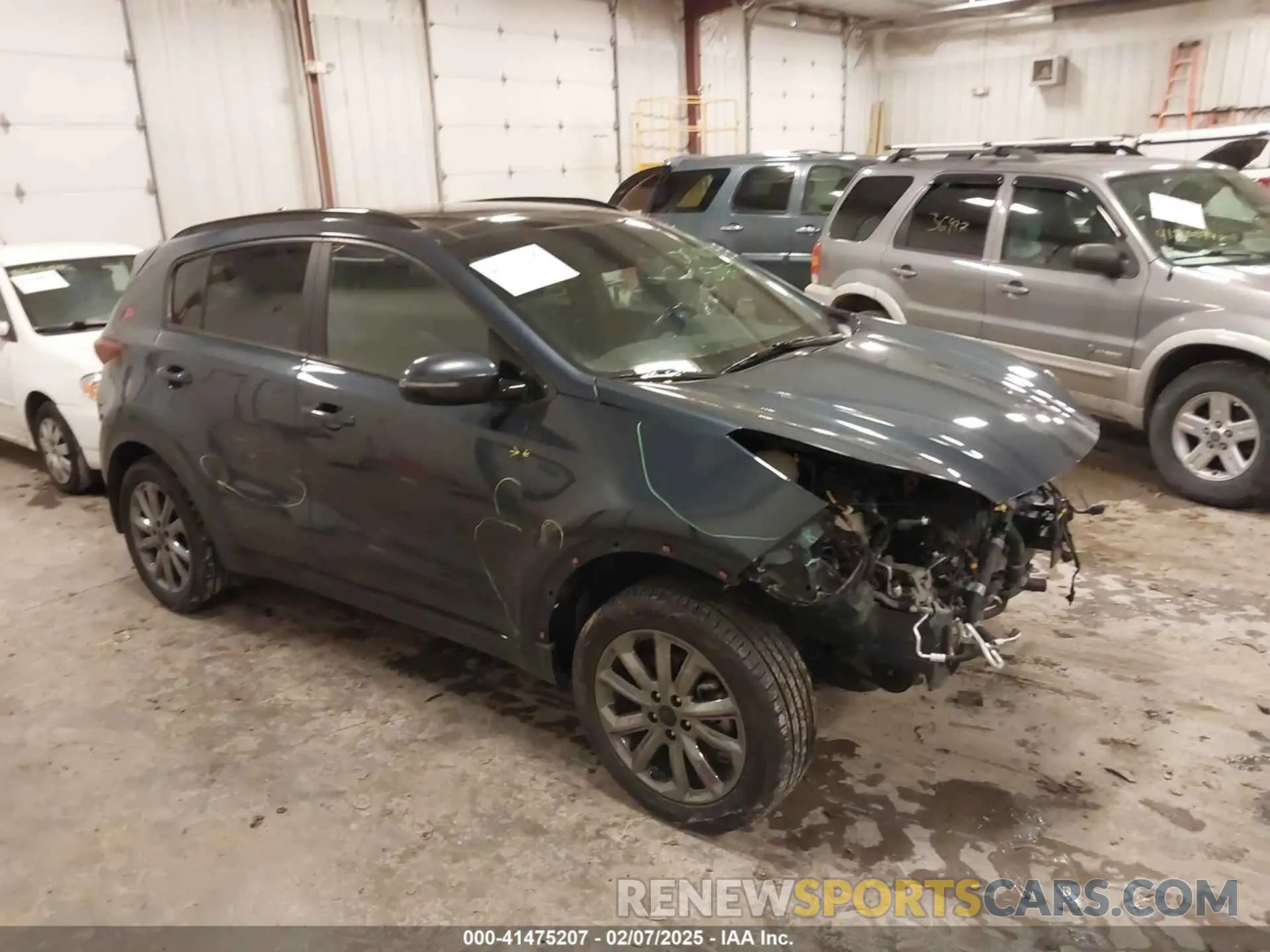1 Photograph of a damaged car KNDP6CAC6N7997754 KIA SPORTAGE 2022