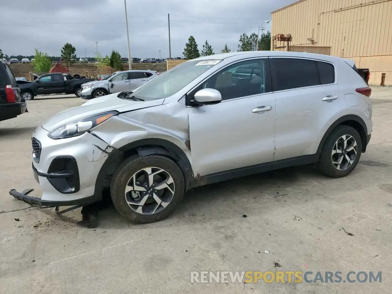 1 Photograph of a damaged car KNDPM3AC0N7955568 KIA SPORTAGE 2022