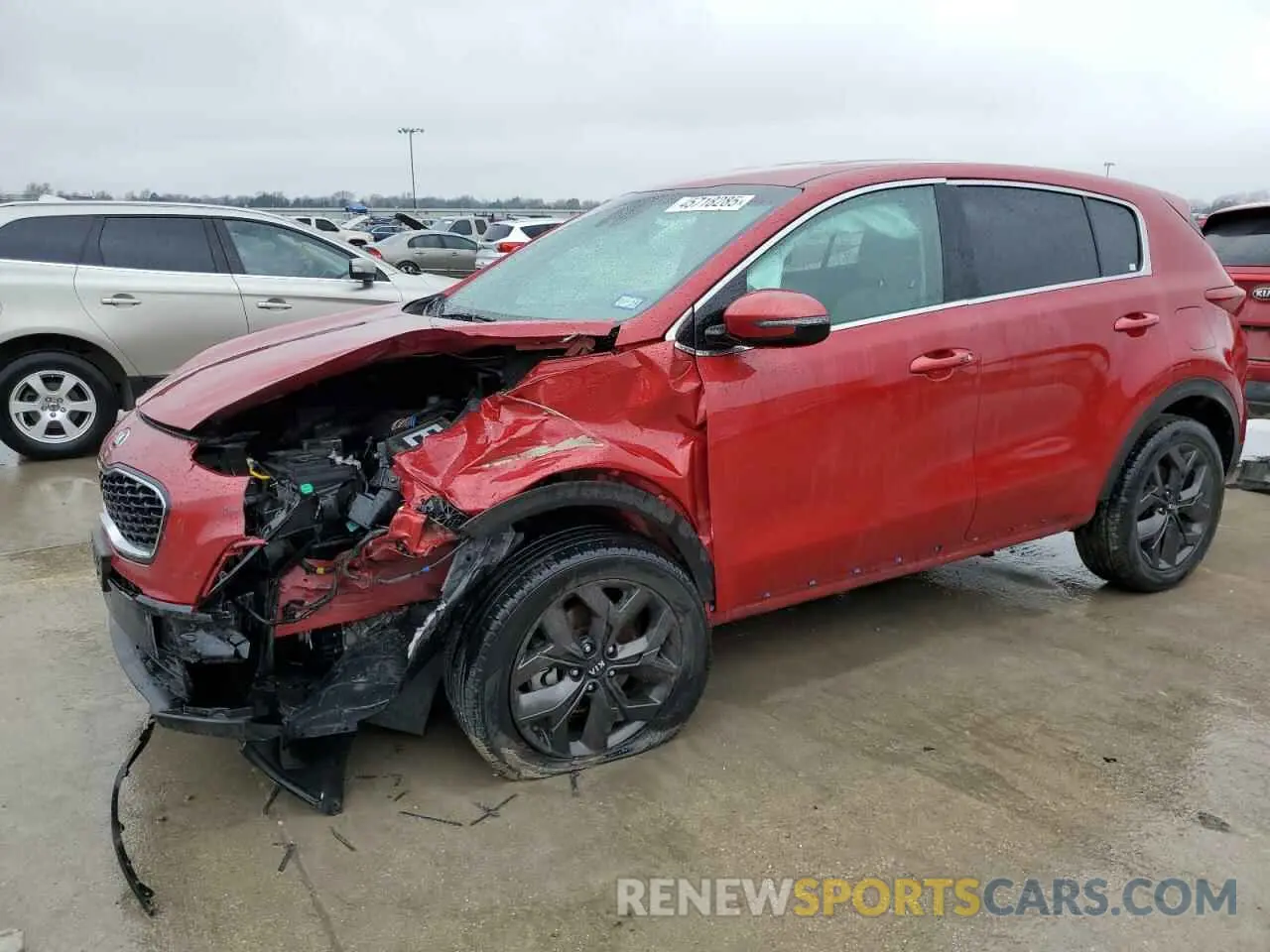 1 Photograph of a damaged car KNDPM3AC1N7015604 KIA SPORTAGE 2022
