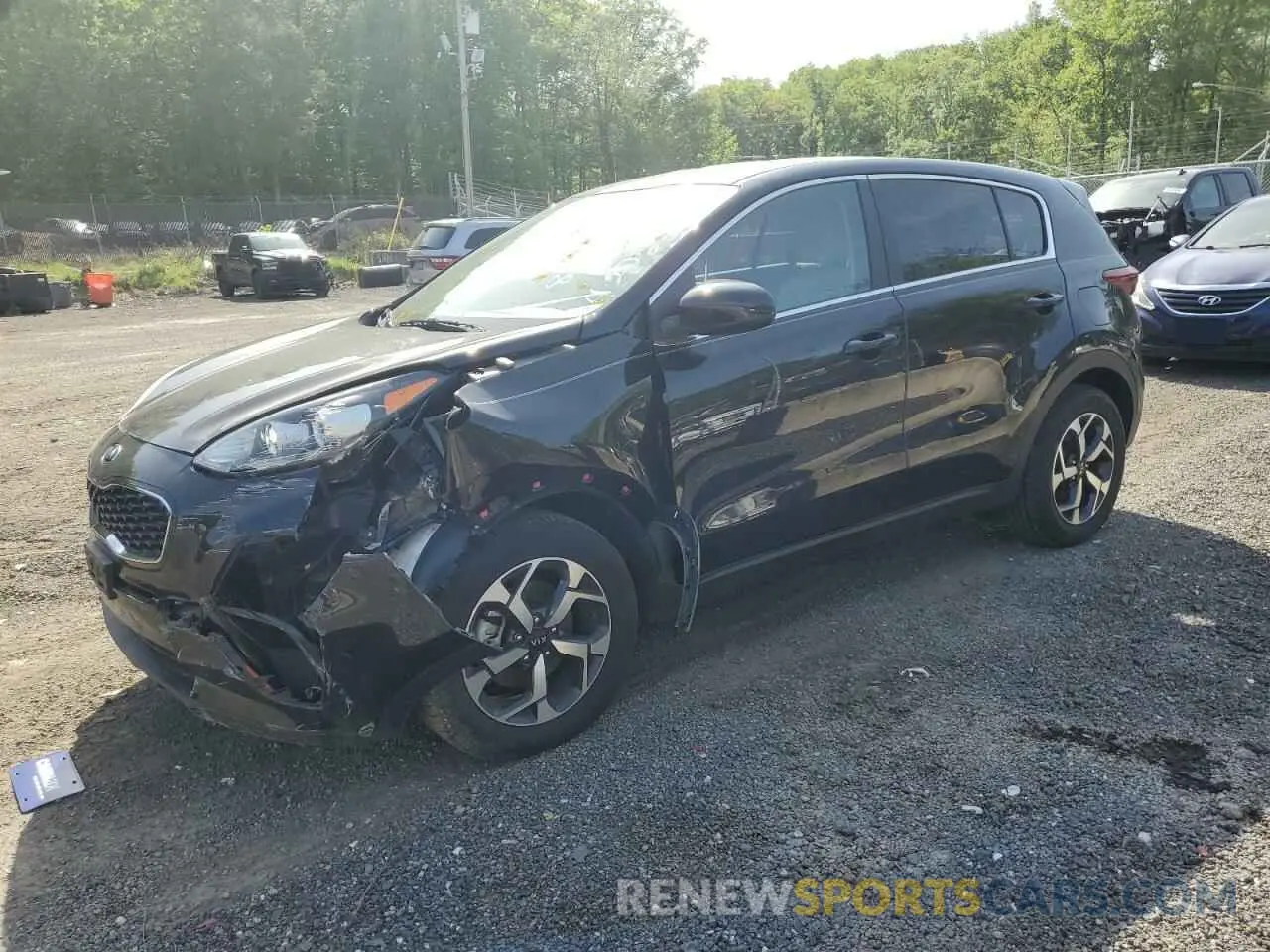 1 Photograph of a damaged car KNDPM3AC1N7016445 KIA SPORTAGE 2022