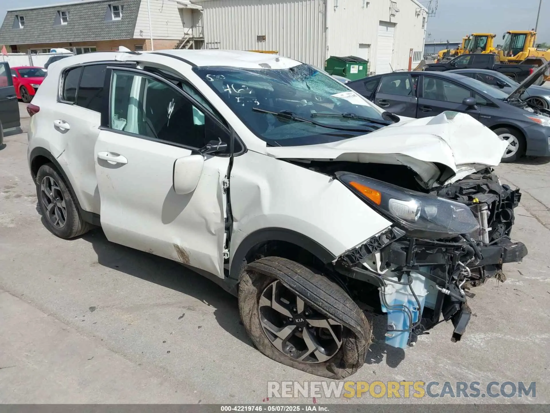 1 Photograph of a damaged car KNDPM3AC1N7954011 KIA SPORTAGE 2022