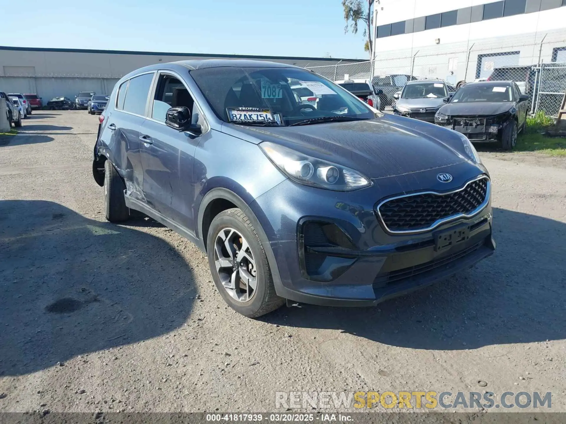 1 Photograph of a damaged car KNDPM3AC2N7015921 KIA SPORTAGE 2022