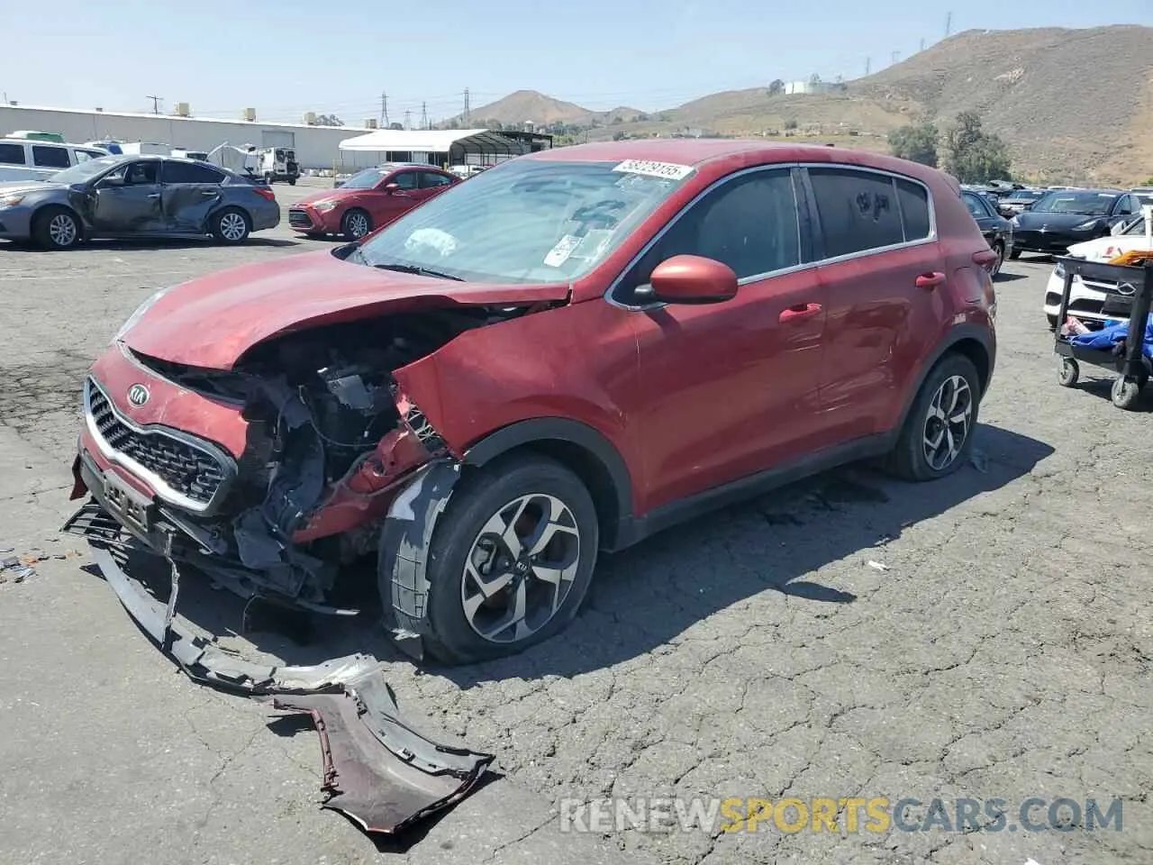 1 Photograph of a damaged car KNDPM3AC2N7957290 KIA SPORTAGE 2022