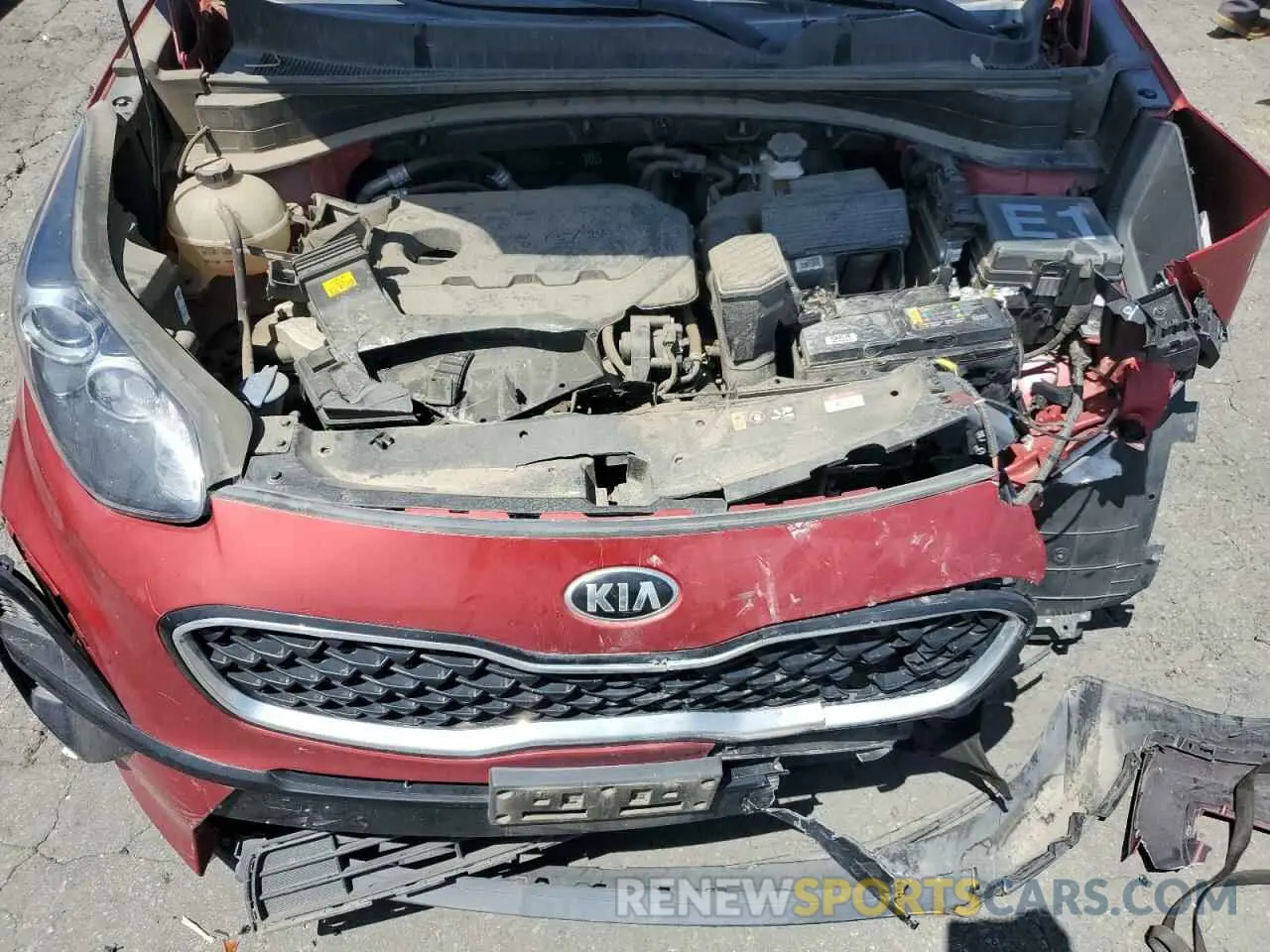 12 Photograph of a damaged car KNDPM3AC2N7957290 KIA SPORTAGE 2022