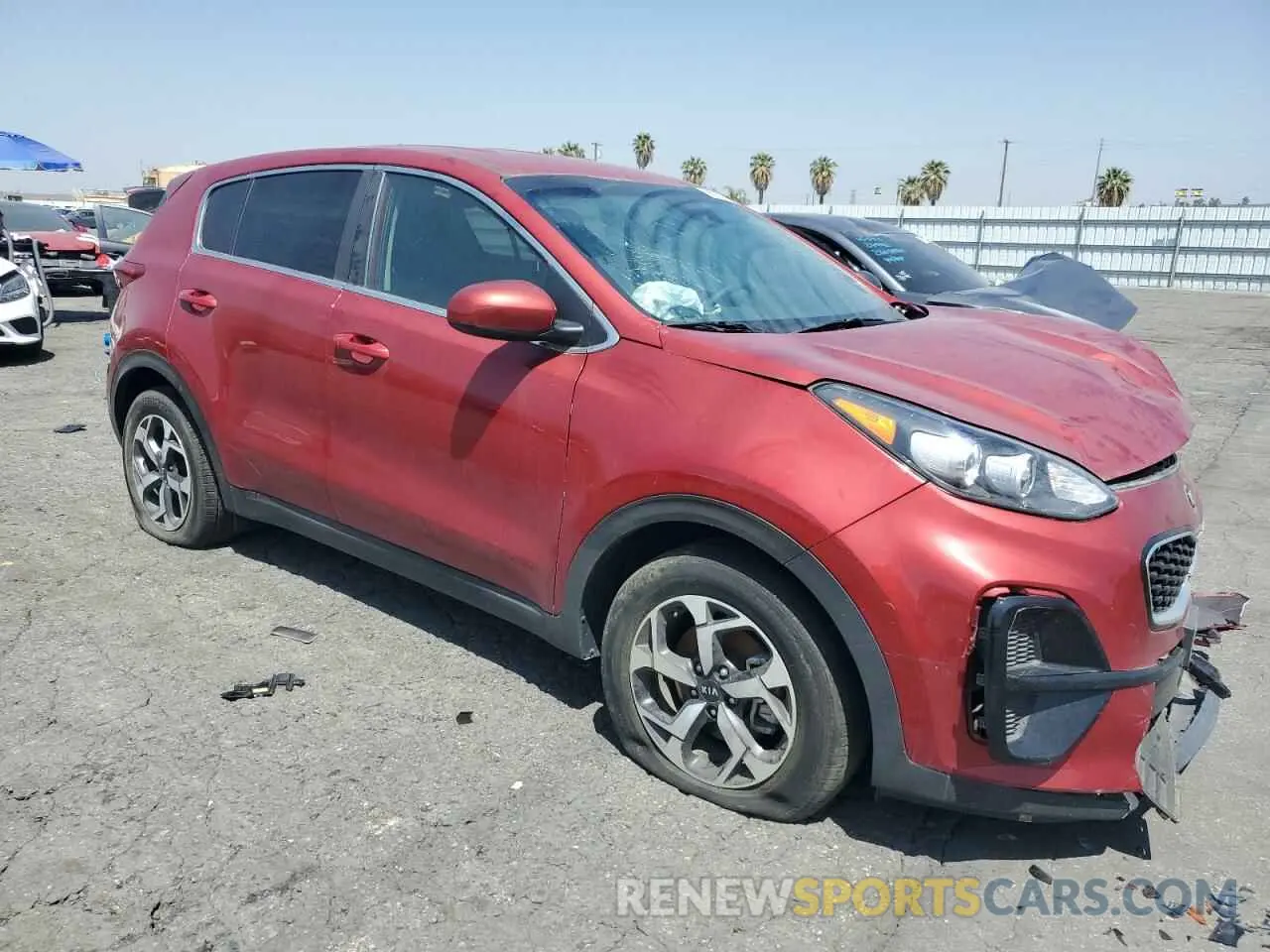 4 Photograph of a damaged car KNDPM3AC2N7957290 KIA SPORTAGE 2022