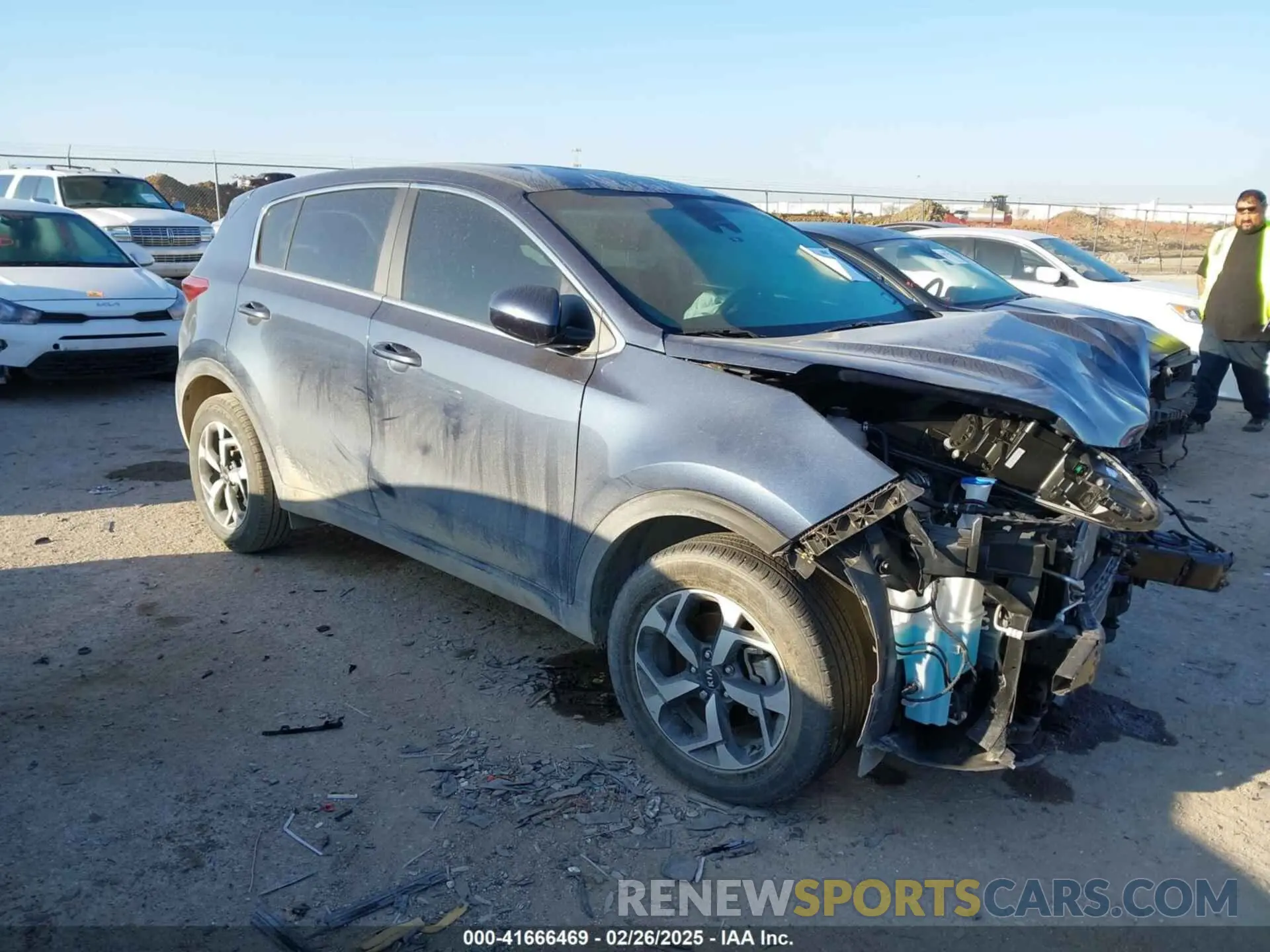 1 Photograph of a damaged car KNDPM3AC4N7014771 KIA SPORTAGE 2022