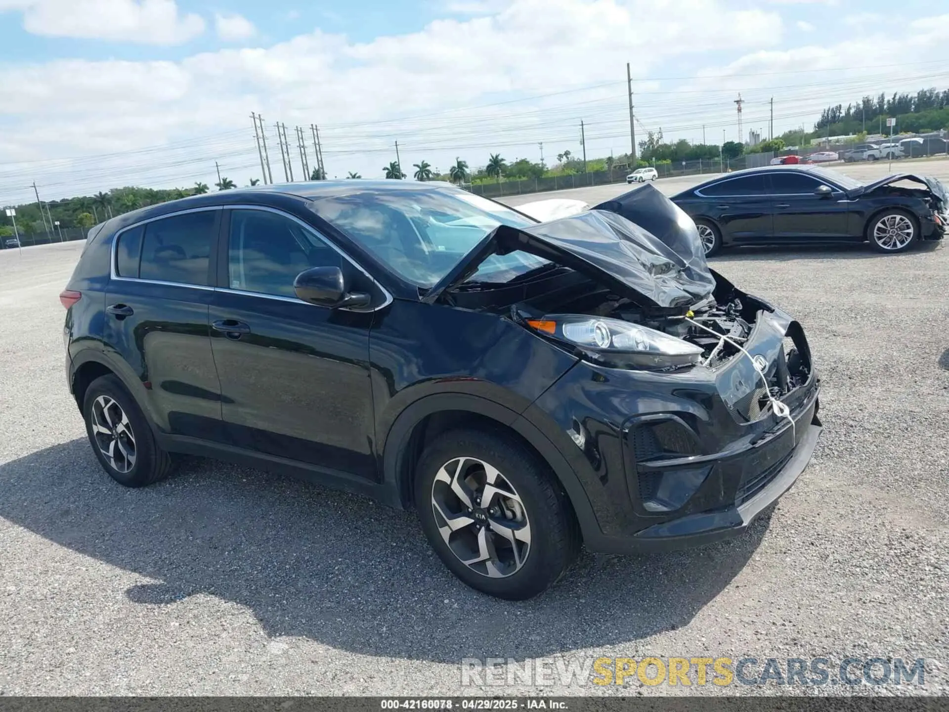 1 Photograph of a damaged car KNDPM3AC4N7026063 KIA SPORTAGE 2022
