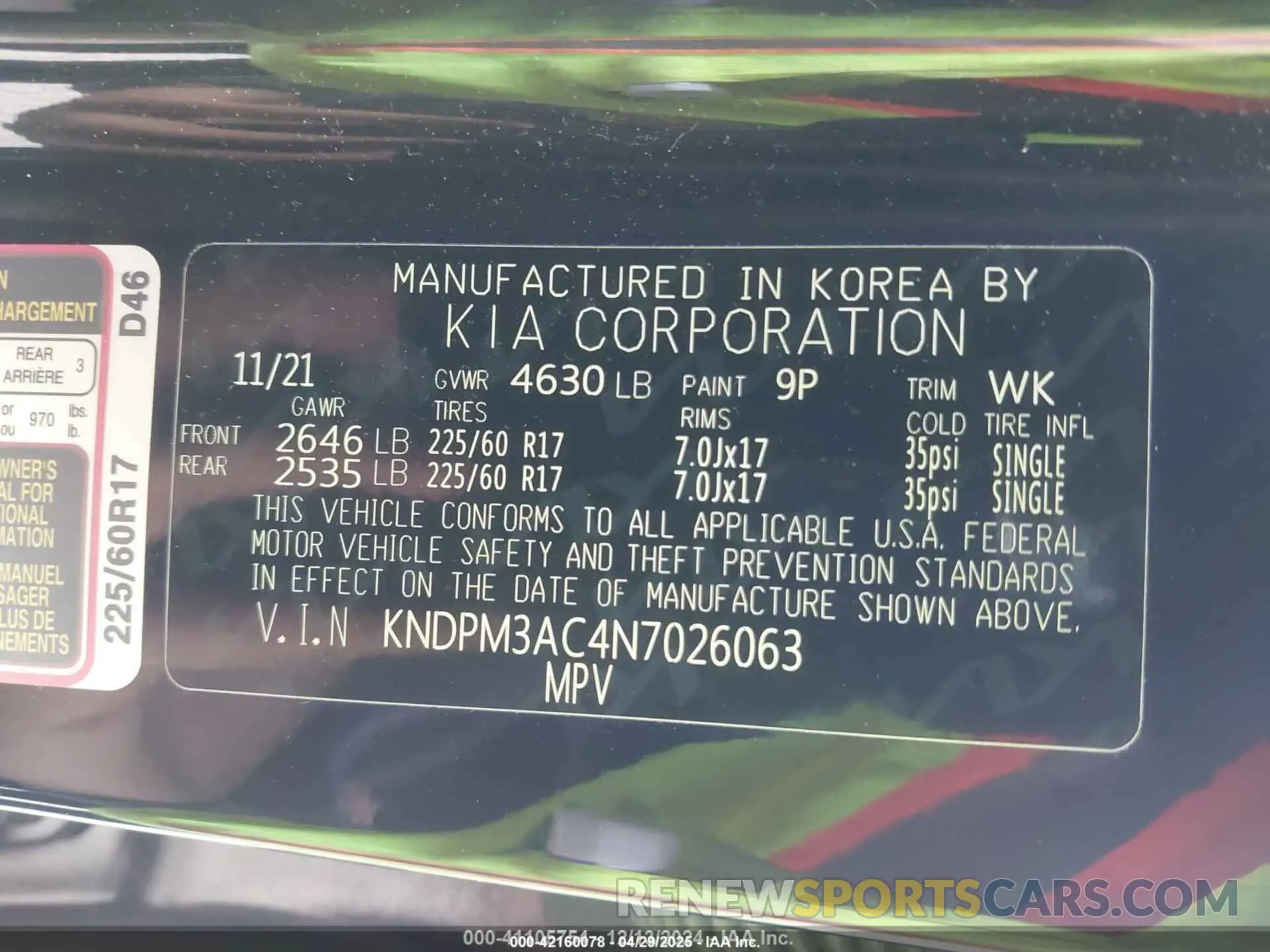 9 Photograph of a damaged car KNDPM3AC4N7026063 KIA SPORTAGE 2022