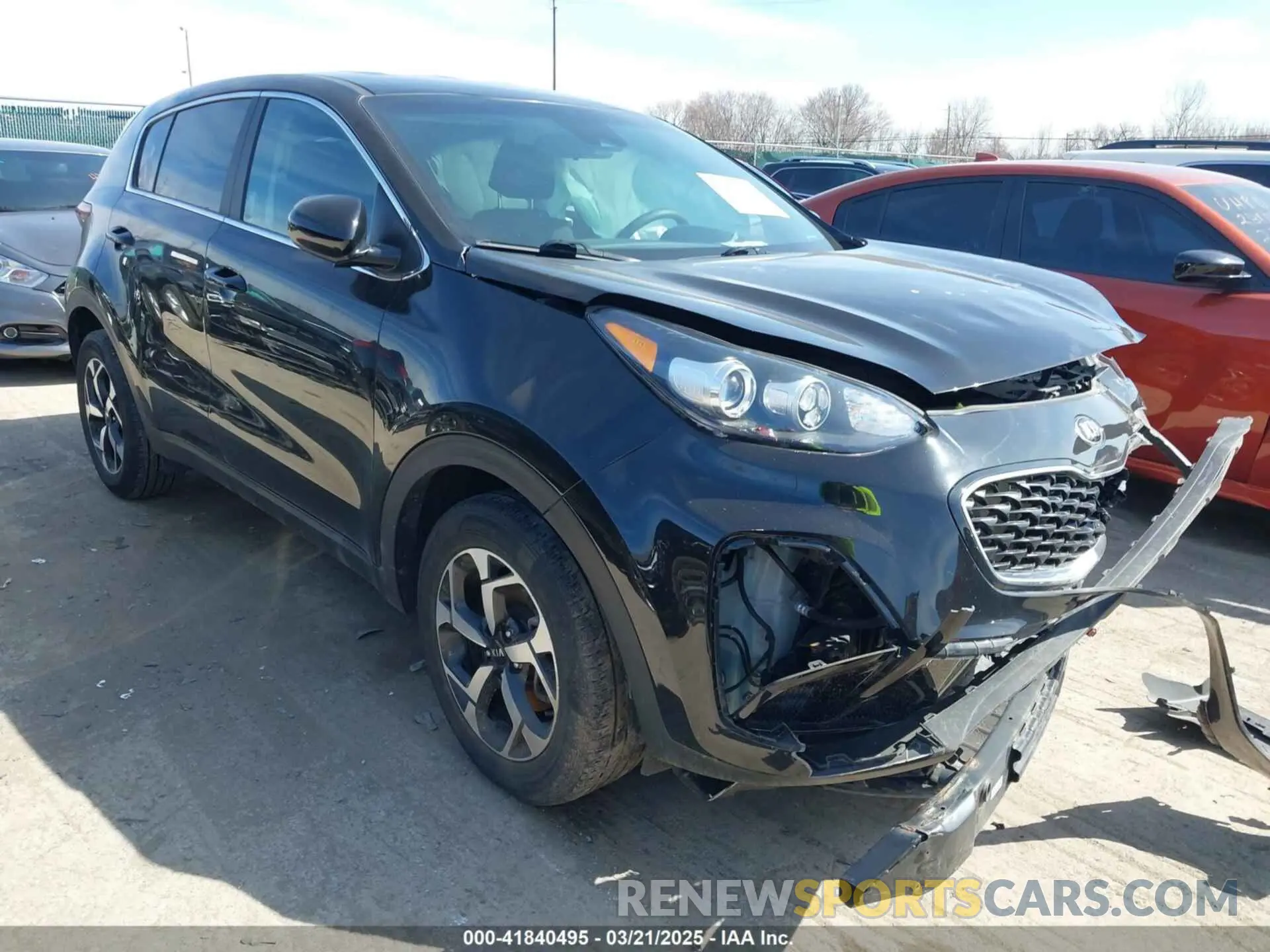 1 Photograph of a damaged car KNDPM3AC5N7003956 KIA SPORTAGE 2022