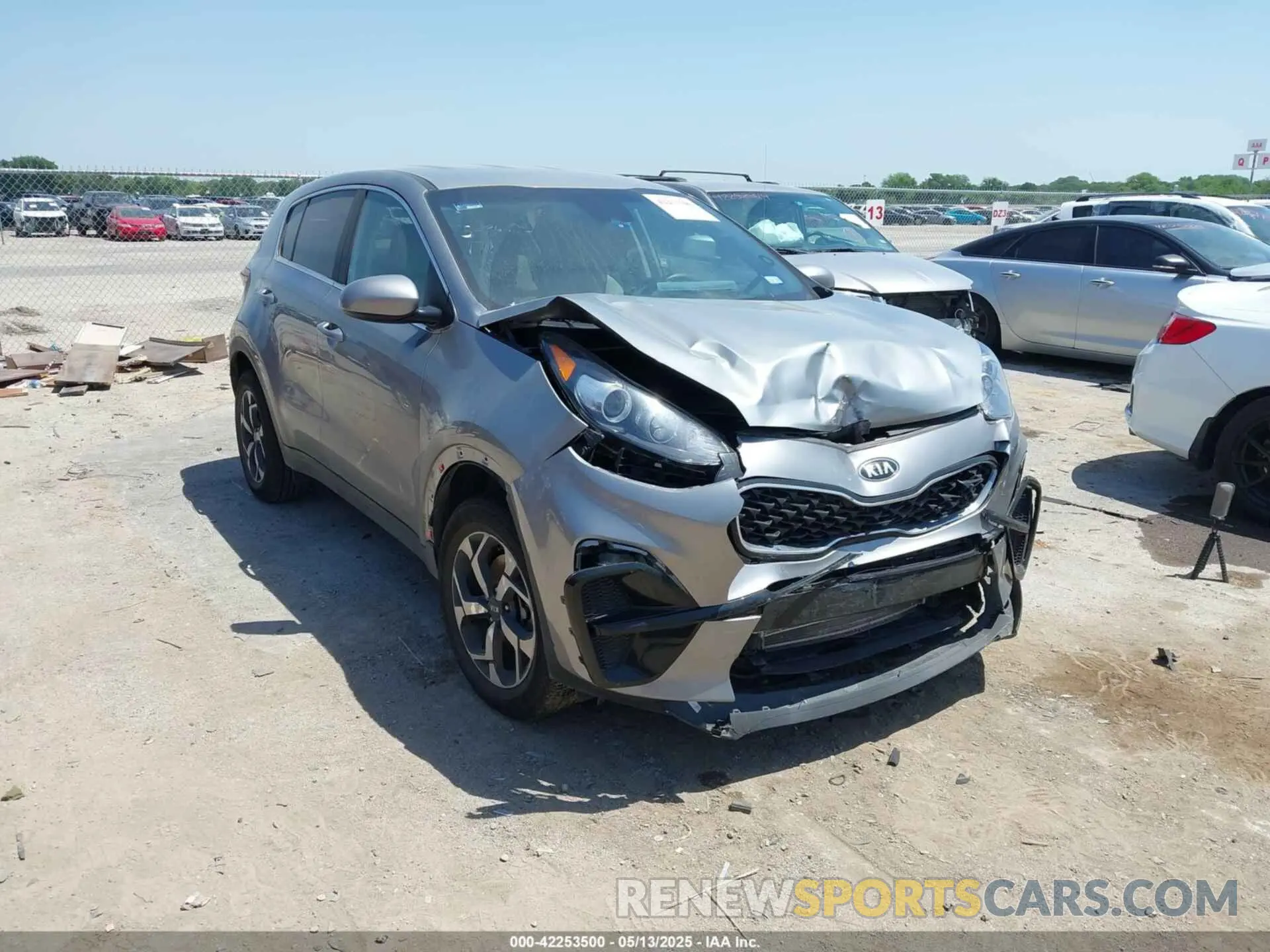 1 Photograph of a damaged car KNDPM3AC5N7018585 KIA SPORTAGE 2022