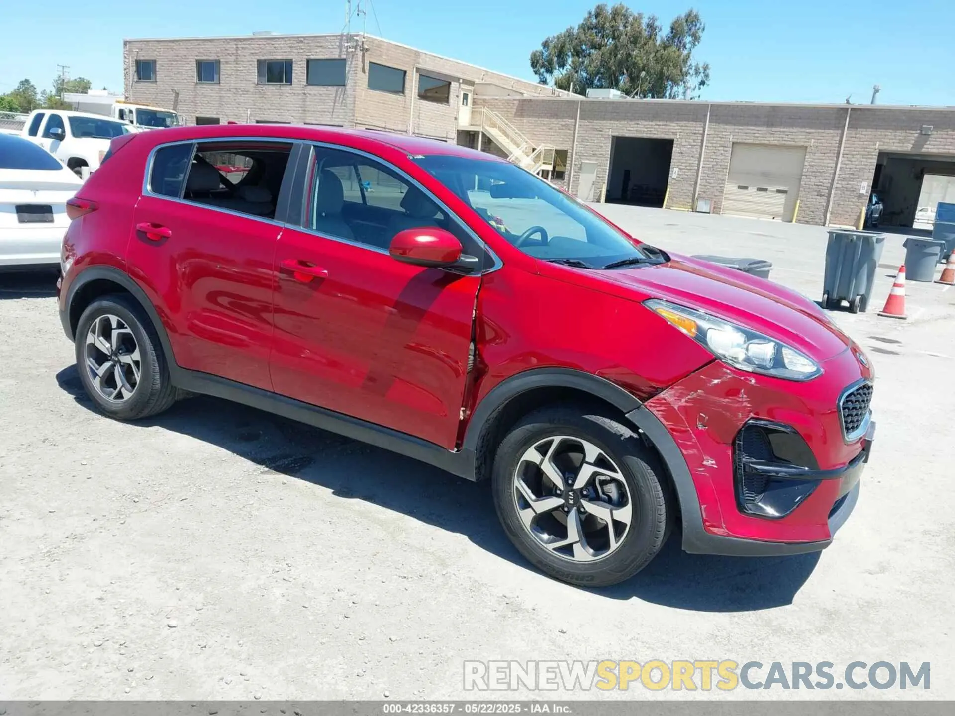 1 Photograph of a damaged car KNDPM3AC5N7021258 KIA SPORTAGE 2022