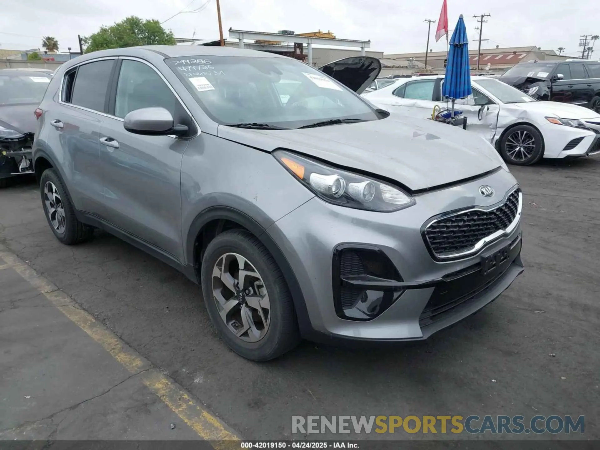 1 Photograph of a damaged car KNDPM3AC5N7964945 KIA SPORTAGE 2022