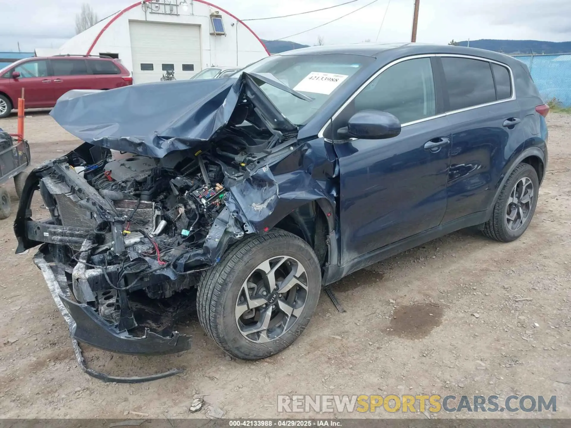 2 Photograph of a damaged car KNDPM3AC6N7018935 KIA SPORTAGE 2022