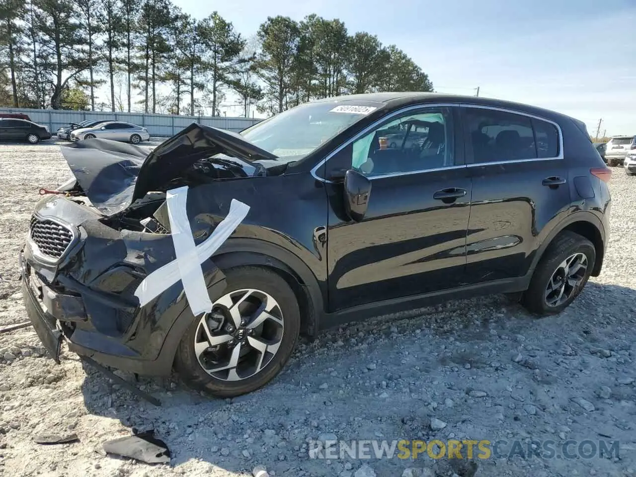 1 Photograph of a damaged car KNDPM3AC6N7025125 KIA SPORTAGE 2022