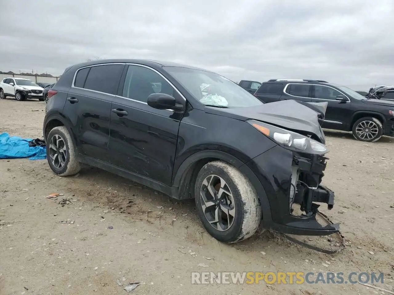 4 Photograph of a damaged car KNDPM3AC6N7026341 KIA SPORTAGE 2022