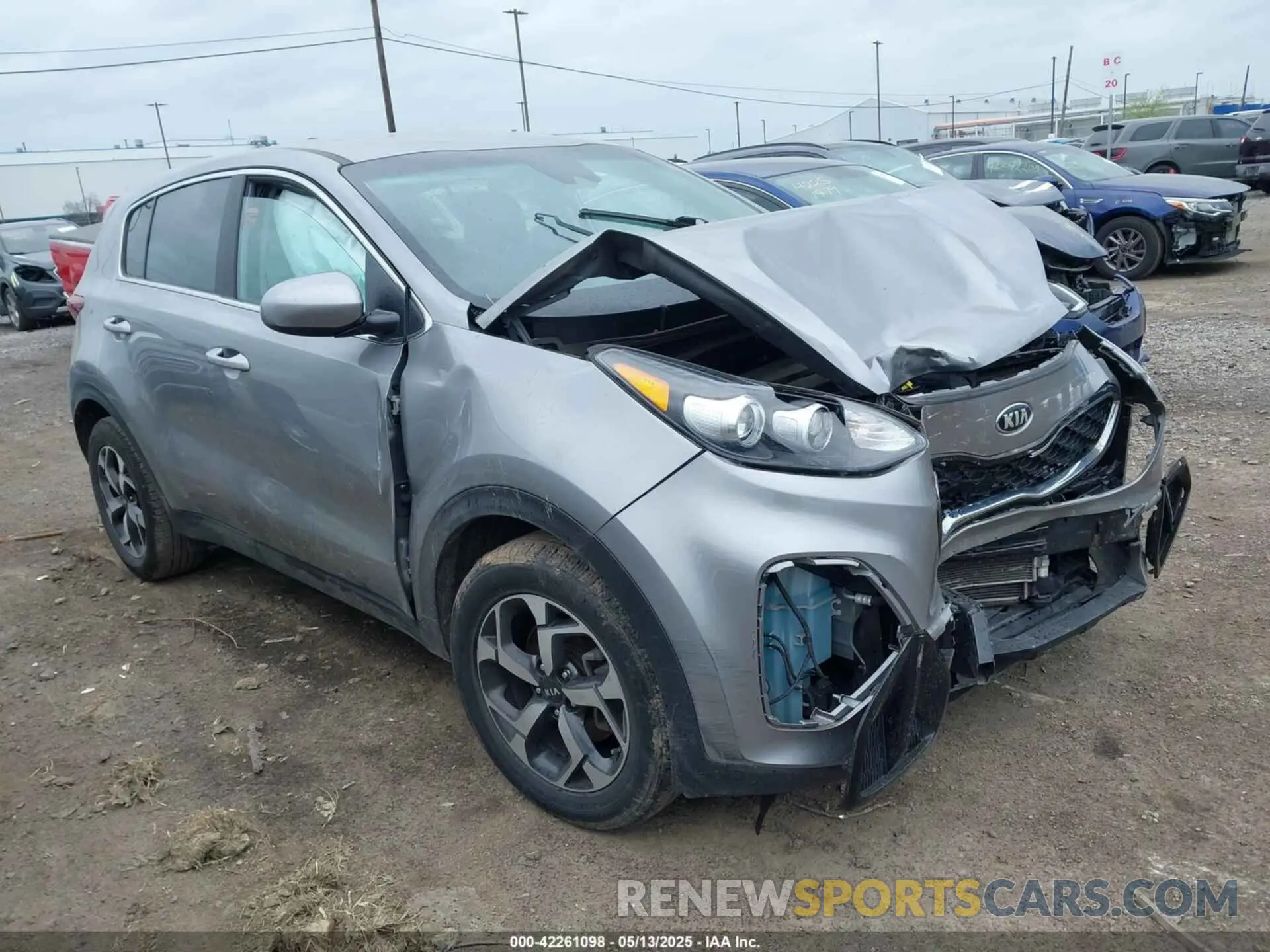 1 Photograph of a damaged car KNDPM3AC7N7007281 KIA SPORTAGE 2022