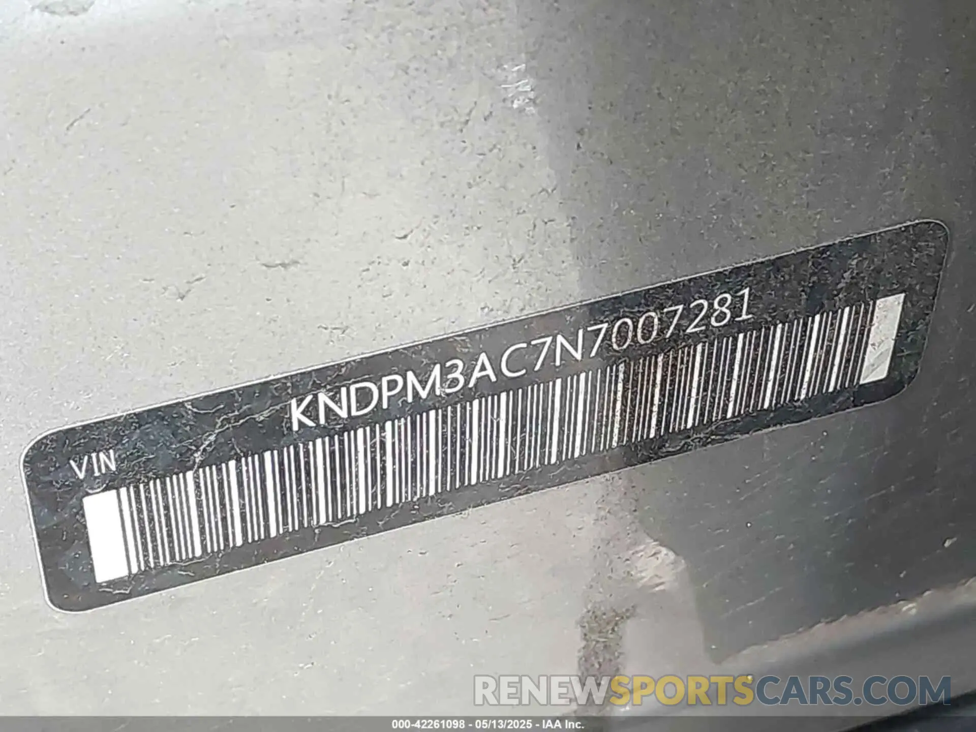 9 Photograph of a damaged car KNDPM3AC7N7007281 KIA SPORTAGE 2022