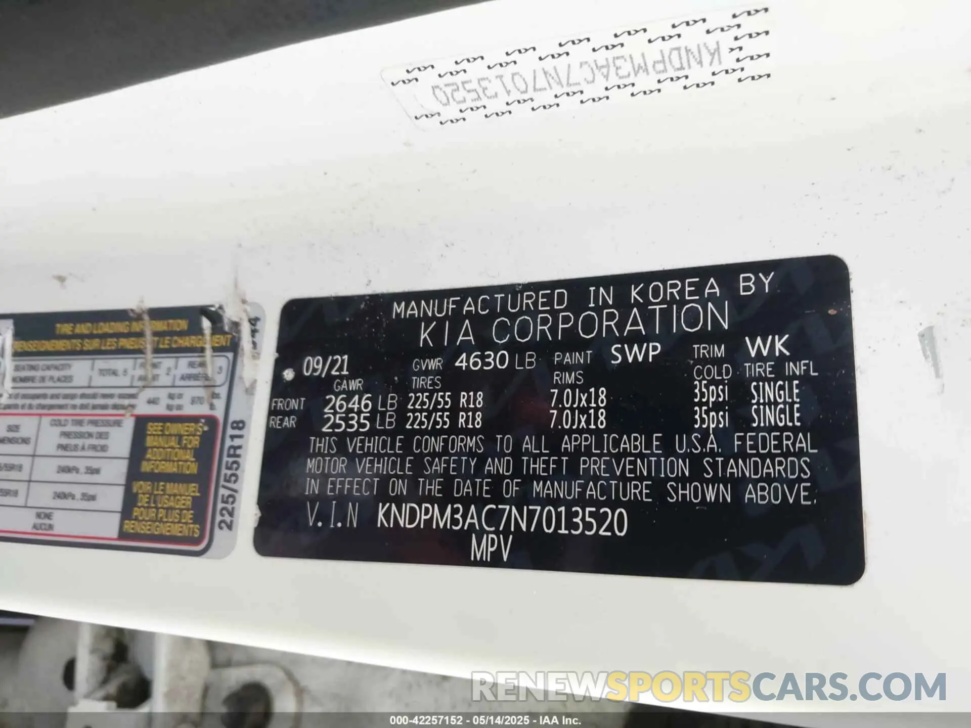 9 Photograph of a damaged car KNDPM3AC7N7013520 KIA SPORTAGE 2022