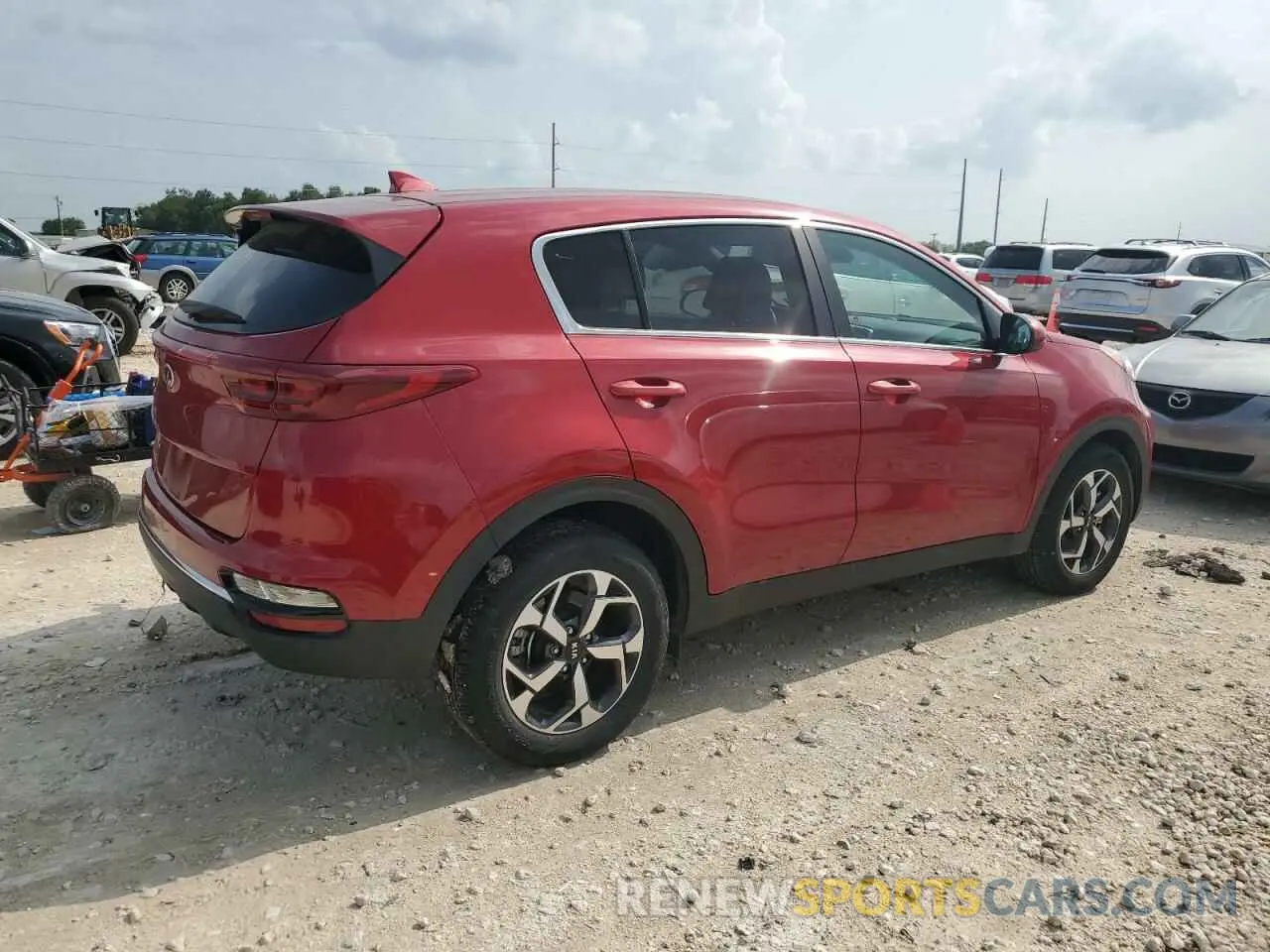 3 Photograph of a damaged car KNDPM3AC7N7948682 KIA SPORTAGE 2022