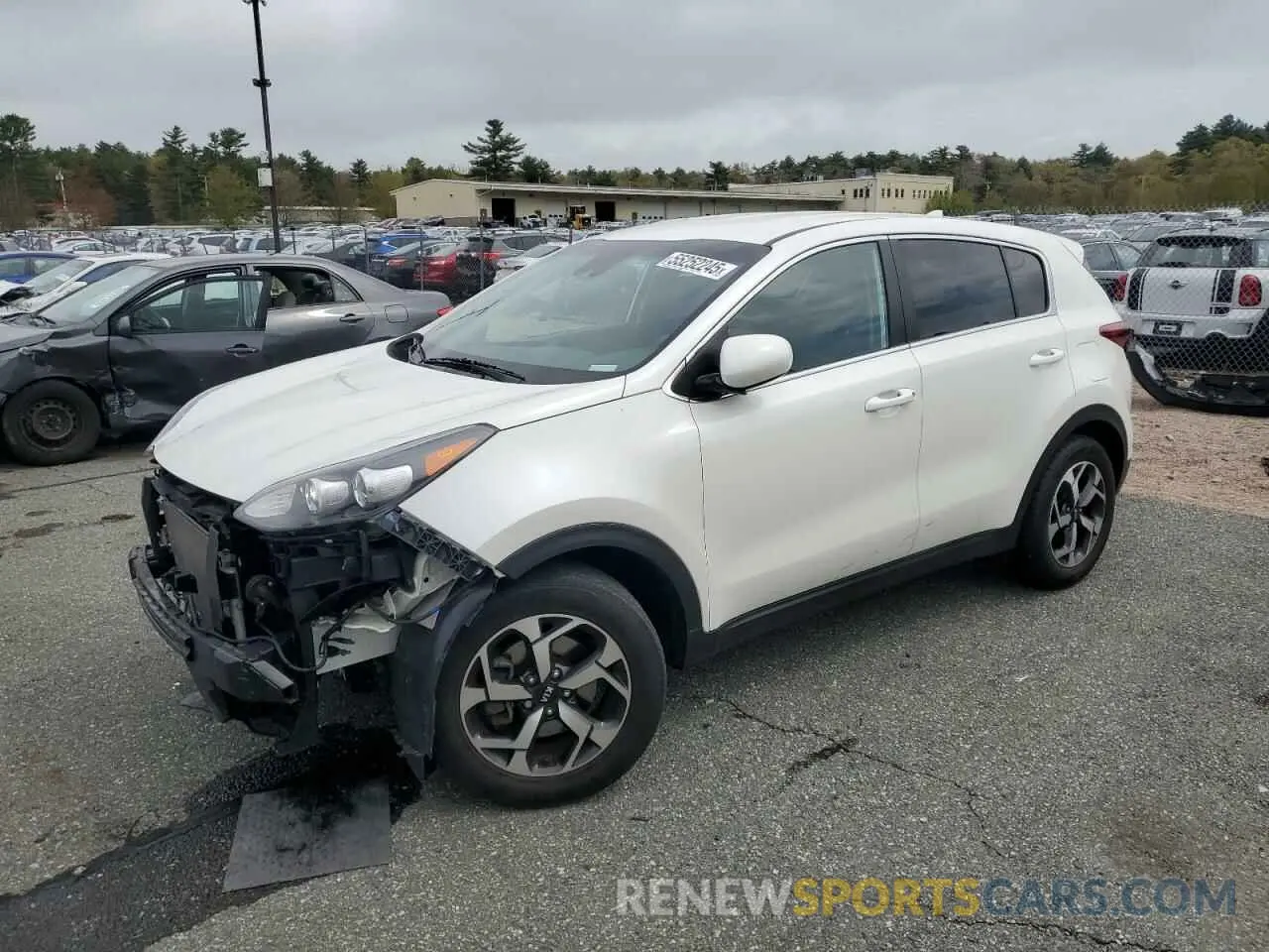 1 Photograph of a damaged car KNDPM3AC7N7994383 KIA SPORTAGE 2022