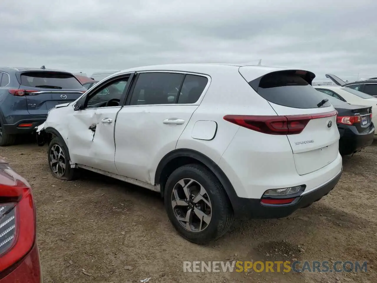 2 Photograph of a damaged car KNDPM3AC8N7955351 KIA SPORTAGE 2022