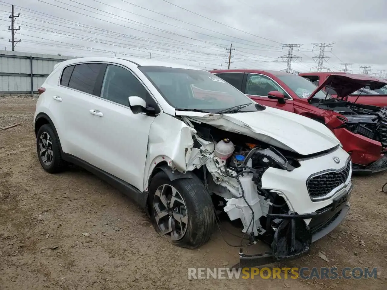 4 Photograph of a damaged car KNDPM3AC8N7955351 KIA SPORTAGE 2022