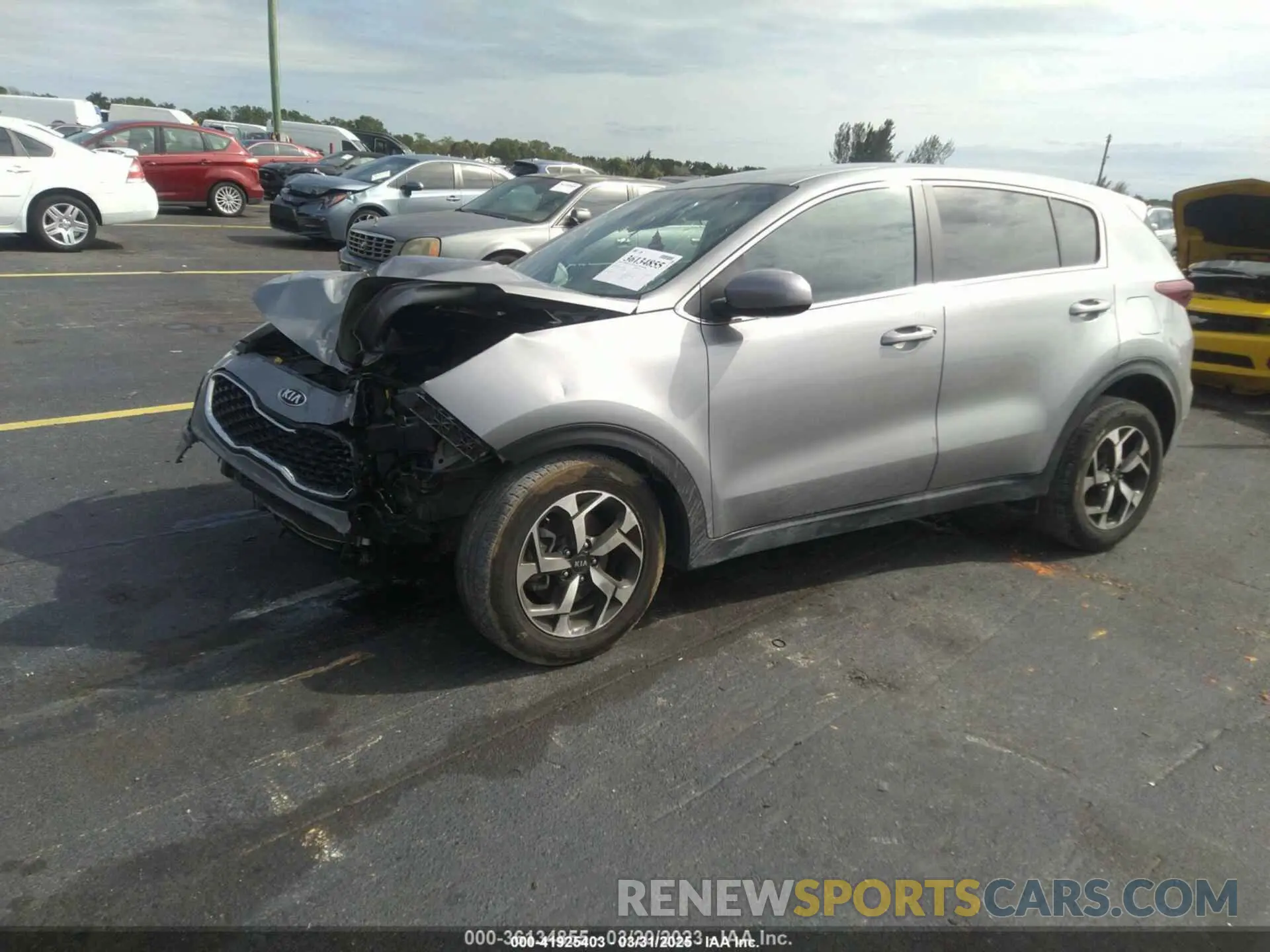 2 Photograph of a damaged car KNDPM3AC8N7964602 KIA SPORTAGE 2022