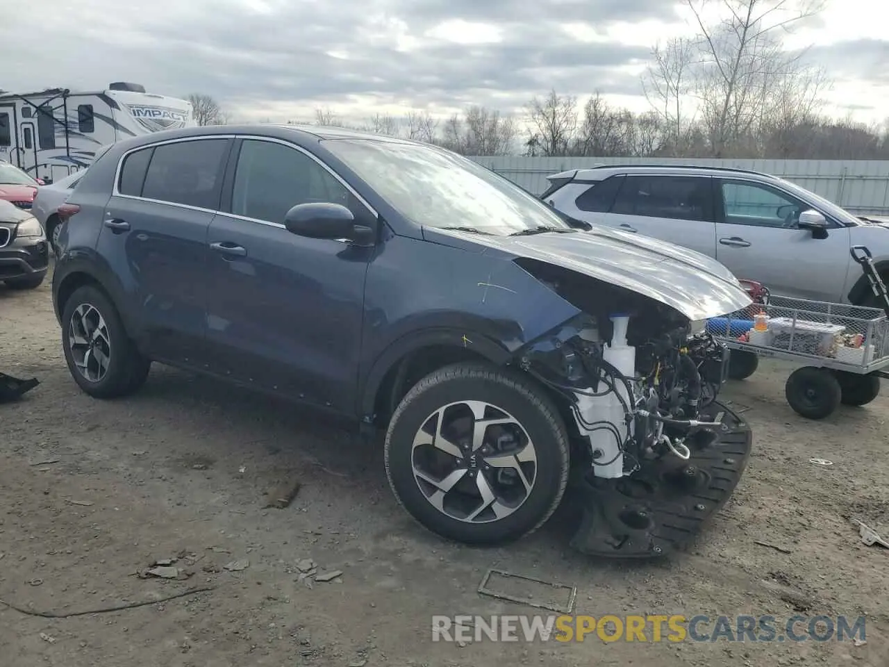 4 Photograph of a damaged car KNDPM3AC9N7013650 KIA SPORTAGE 2022
