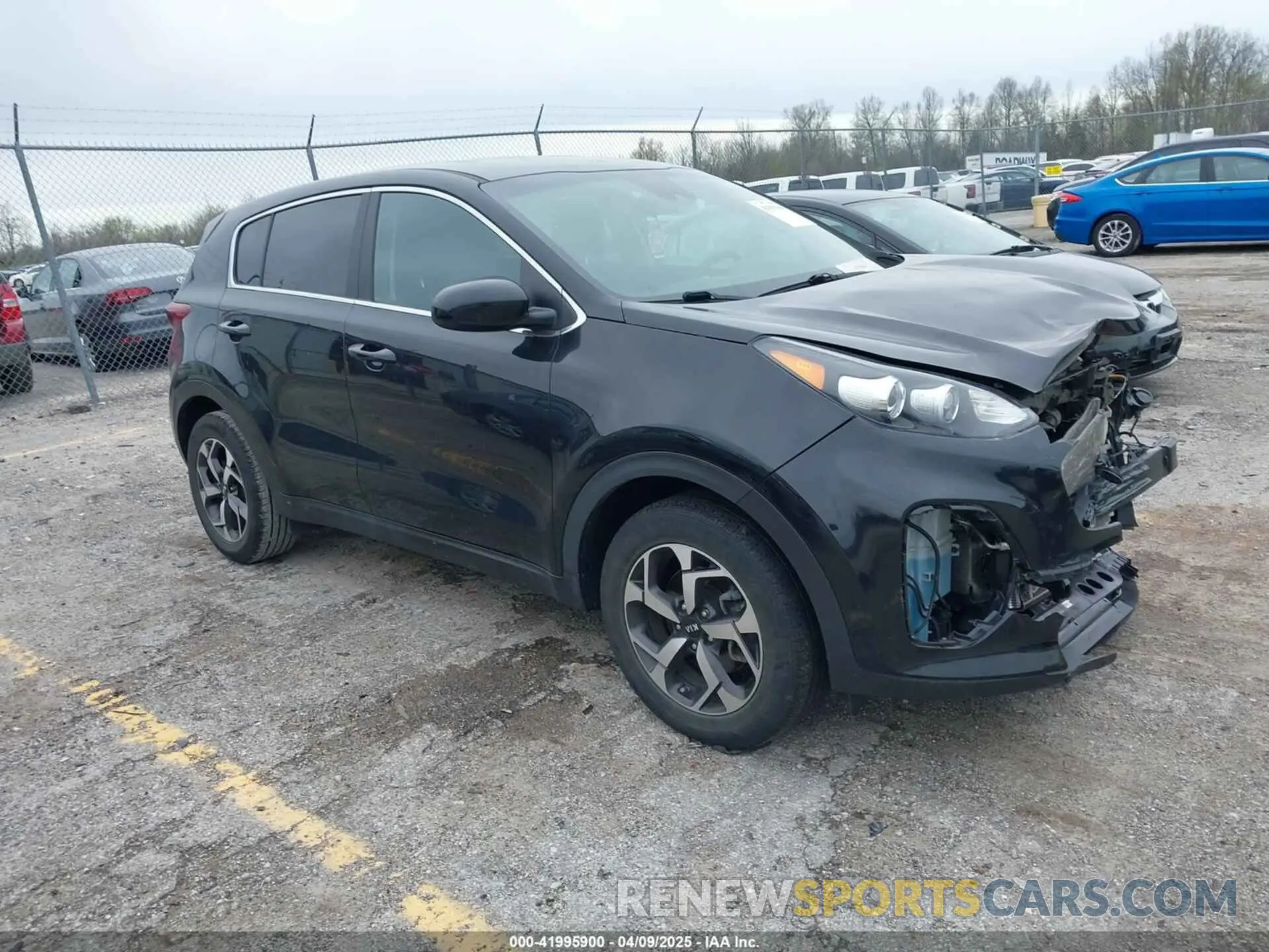 1 Photograph of a damaged car KNDPM3ACXN7001572 KIA SPORTAGE 2022
