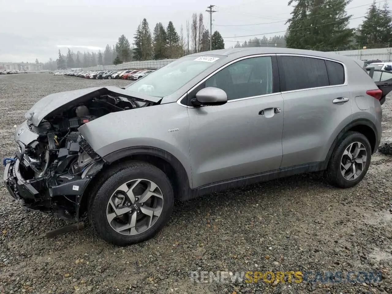 1 Photograph of a damaged car KNDPMCAC0N7016484 KIA SPORTAGE 2022