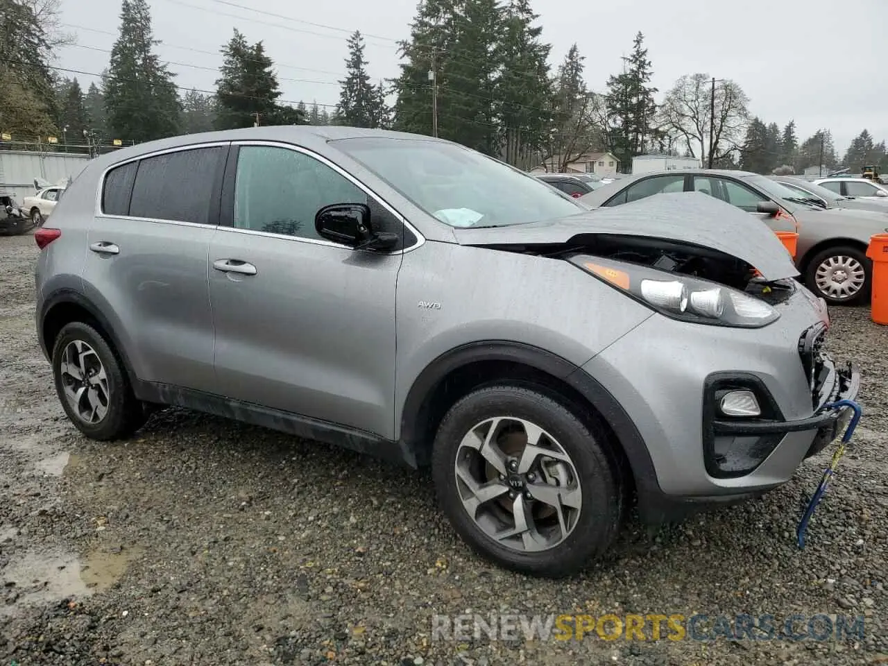 4 Photograph of a damaged car KNDPMCAC0N7016484 KIA SPORTAGE 2022