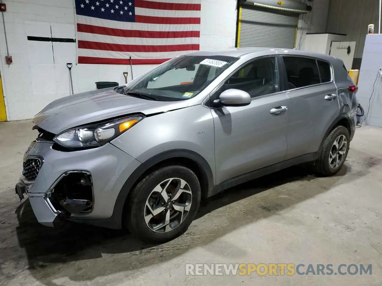 1 Photograph of a damaged car KNDPMCAC1N7010869 KIA SPORTAGE 2022