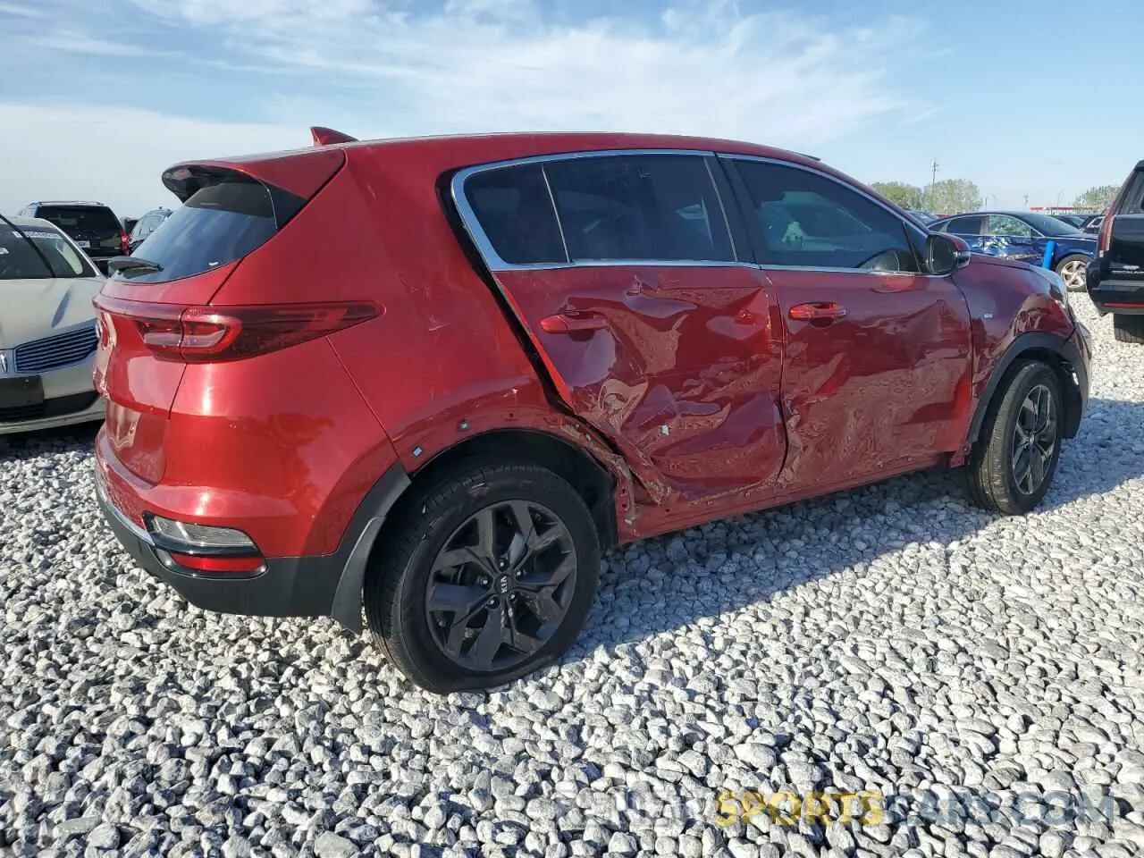 3 Photograph of a damaged car KNDPMCAC1N7015036 KIA SPORTAGE 2022