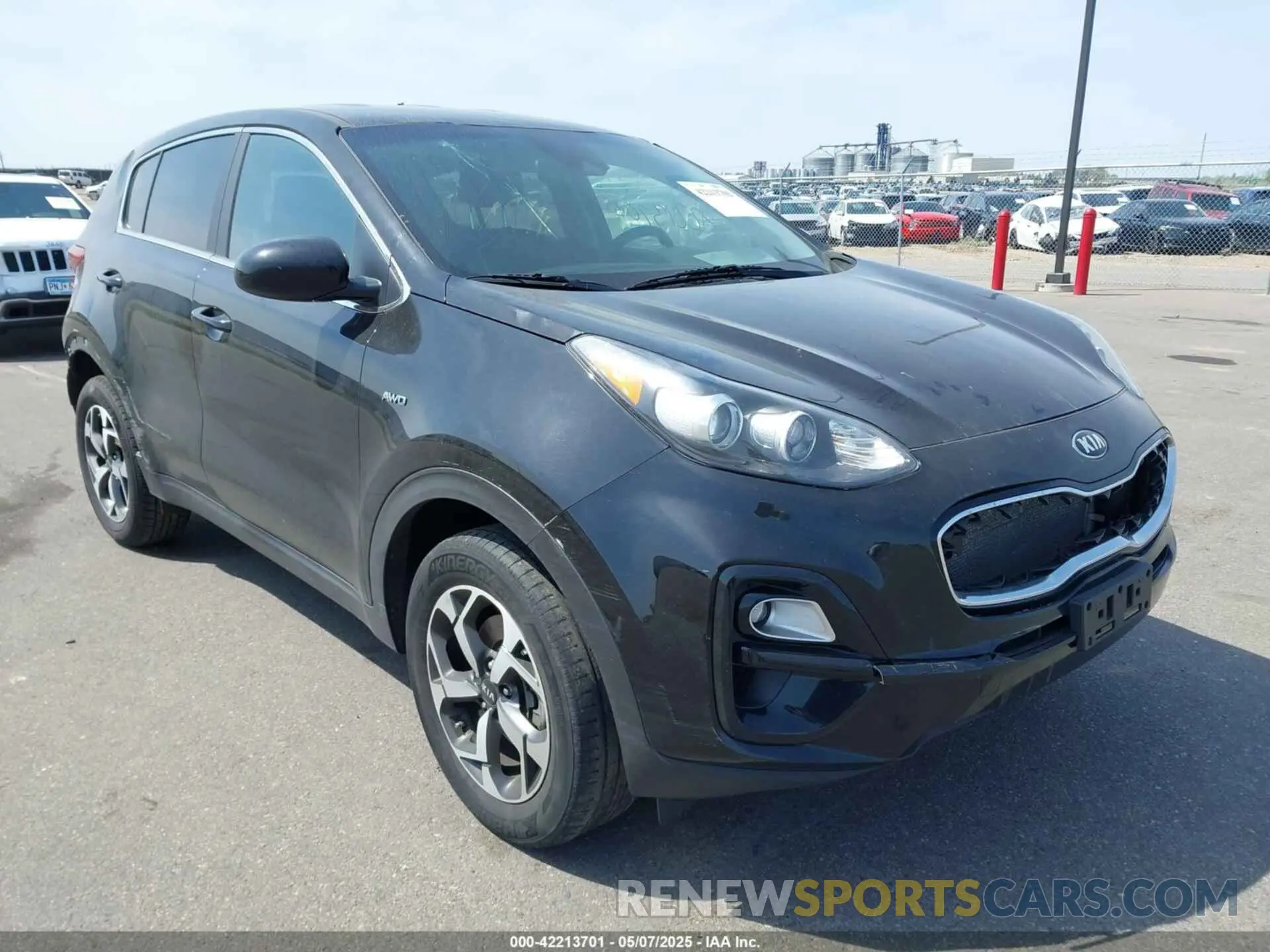 1 Photograph of a damaged car KNDPMCAC1N7955899 KIA SPORTAGE 2022