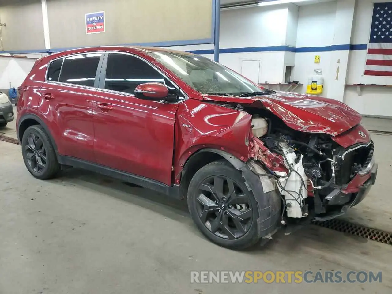 4 Photograph of a damaged car KNDPMCAC1N7969091 KIA SPORTAGE 2022